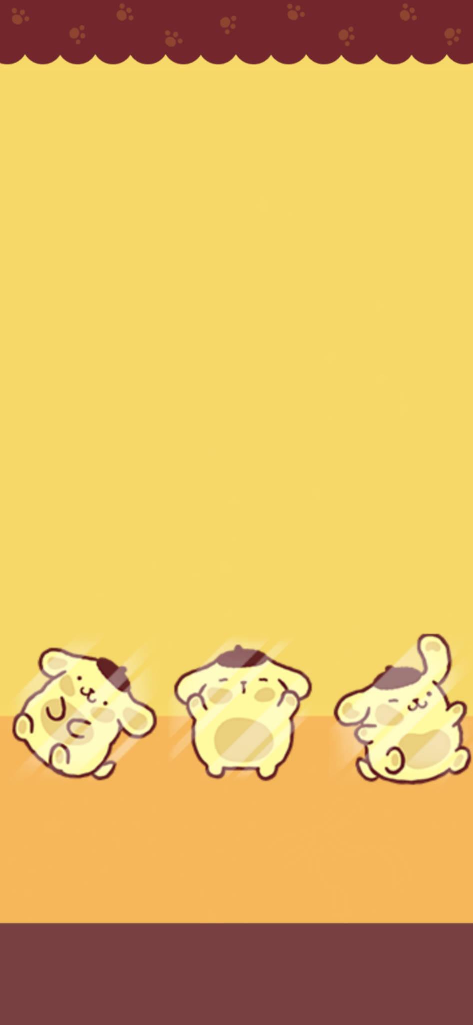 Pompompurin Yellow Poster — 946x2048 wallpaper