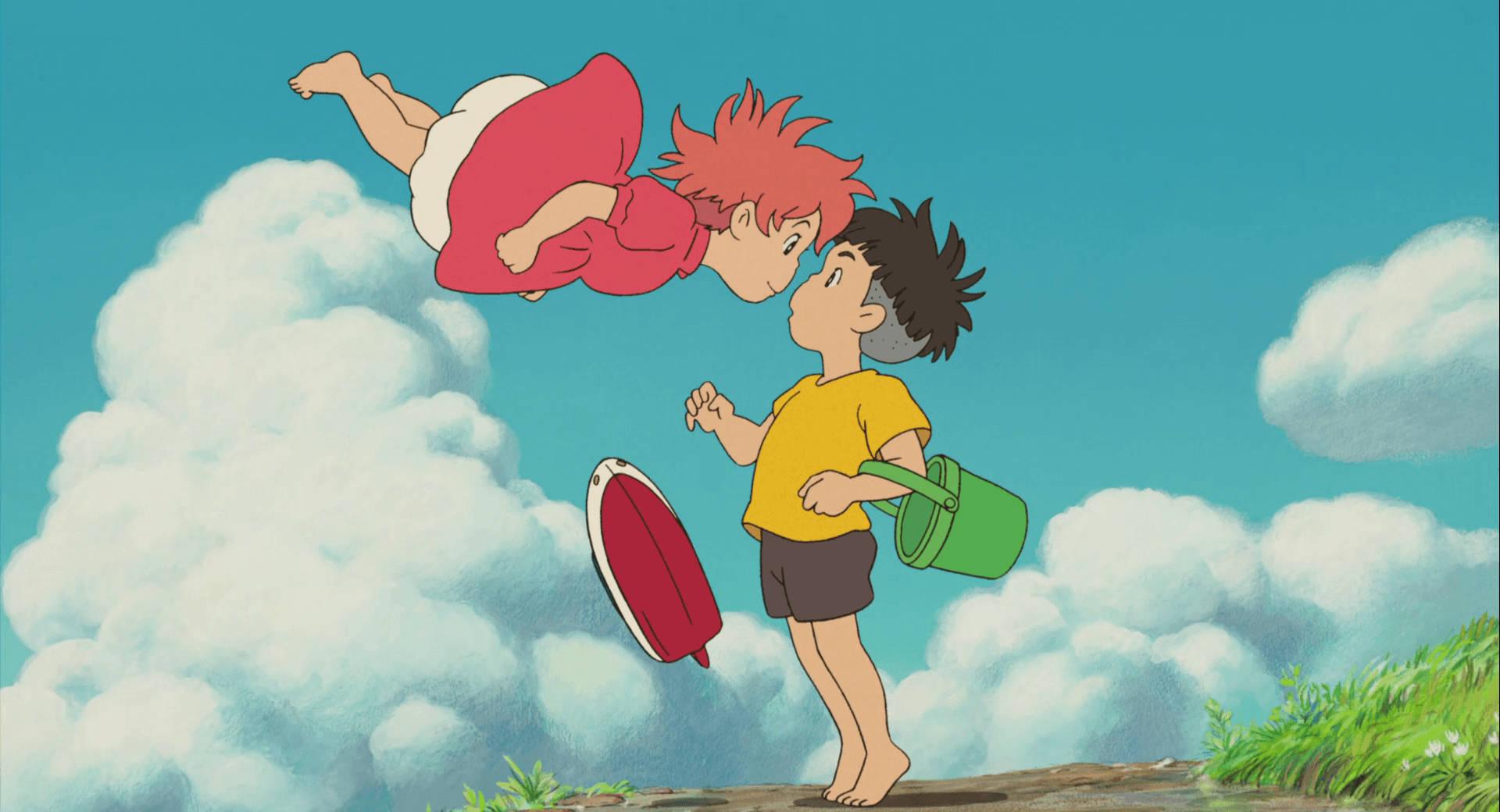 Ponyo & Sosuke, the Unlikely Friendship — 1920x1040 wallpaper