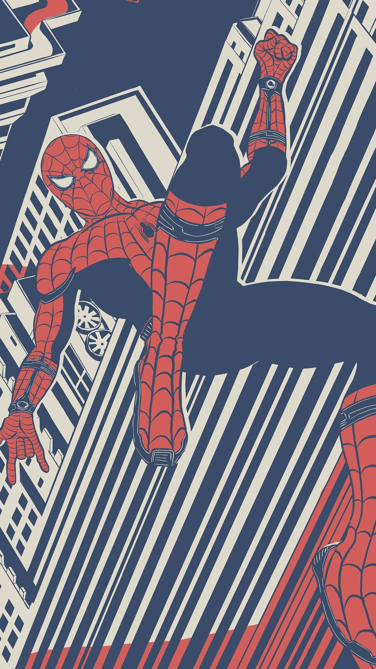 Pop Art Spider Man Iphone — 1242x2208 wallpaper