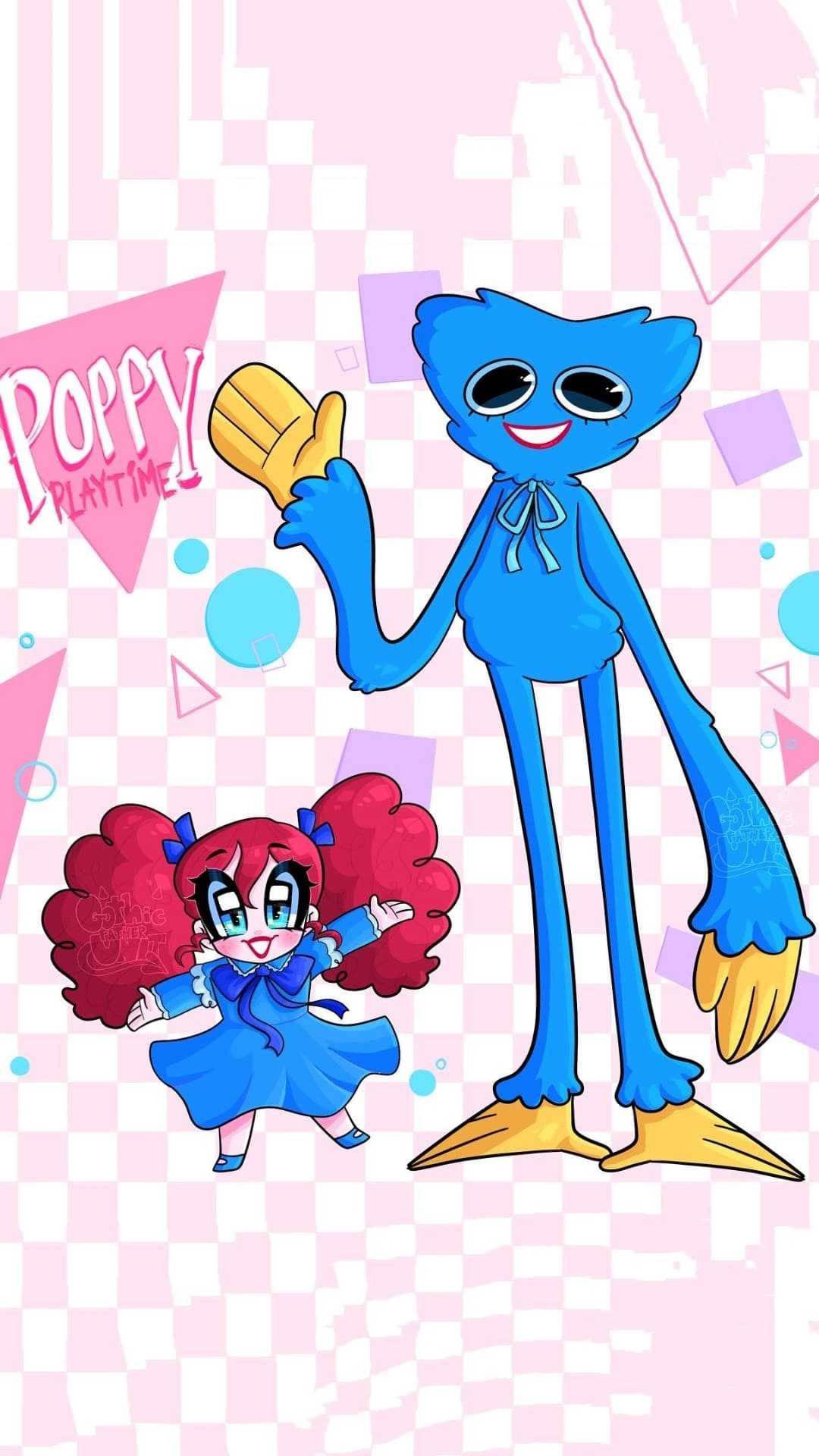 Poppy Playtime And Huggy Wuggy — 1080x1920 wallpaper