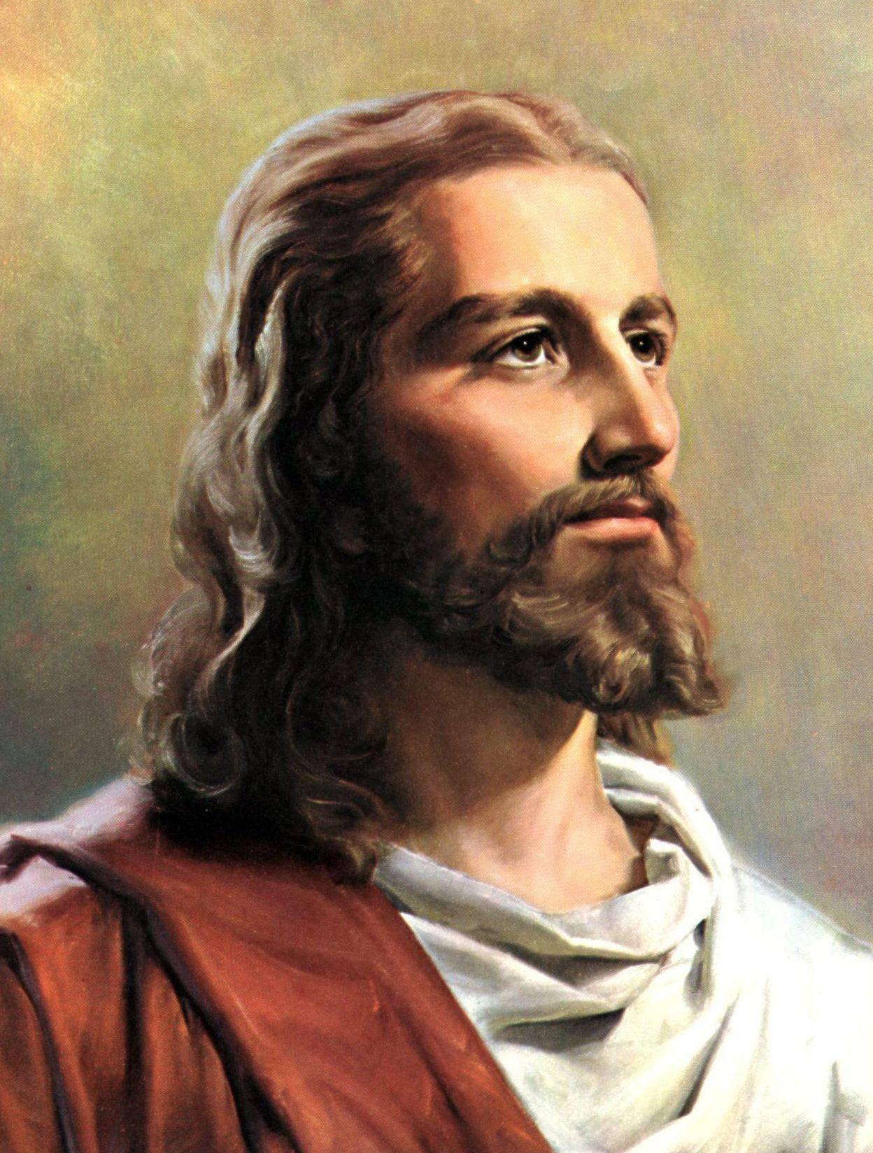 Portrait Painting Jesus Phone — 1248x1648 wallpaper