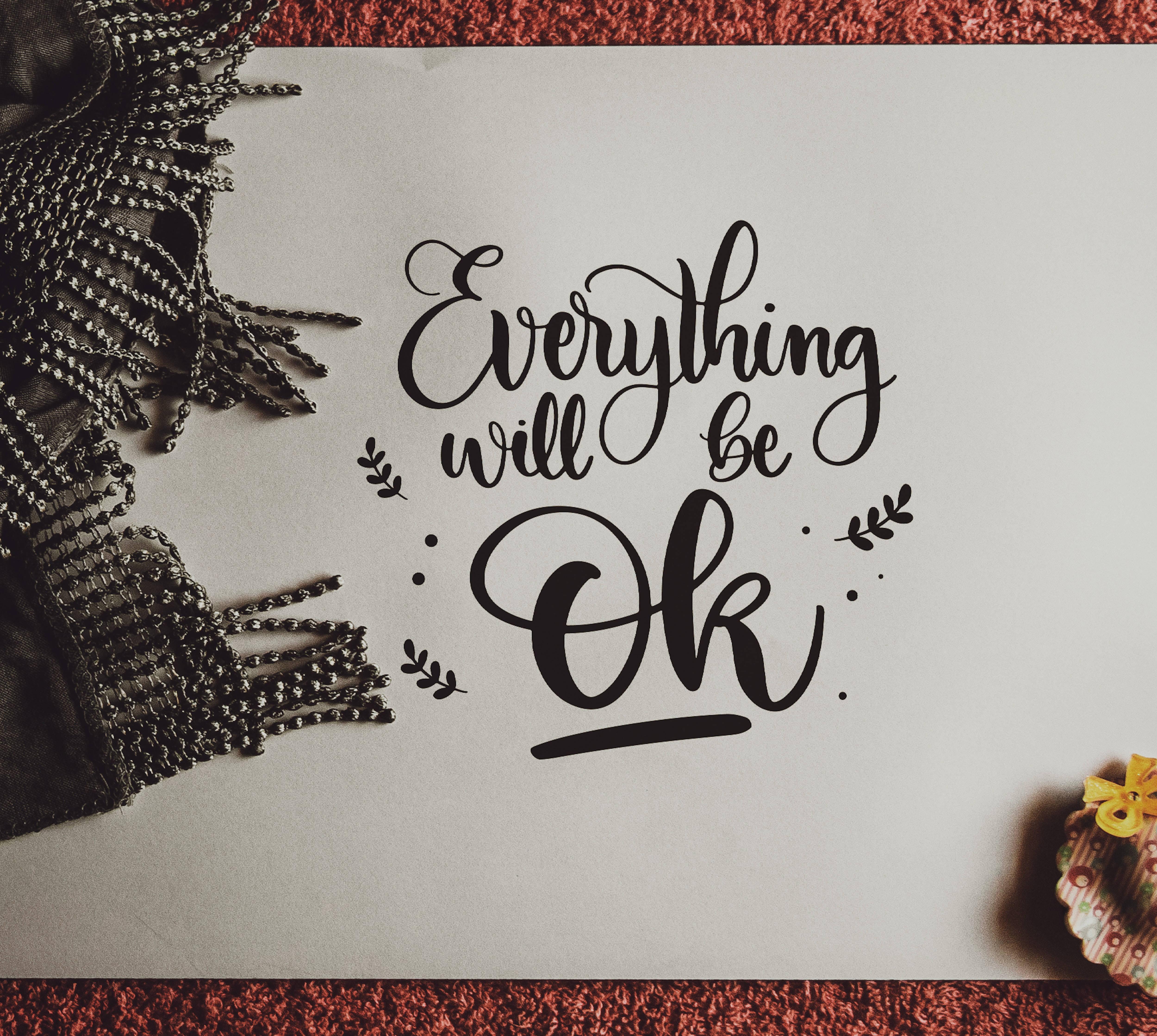 Positive Motivational Words Lettering Inscription — 5000x4476 wallpaper