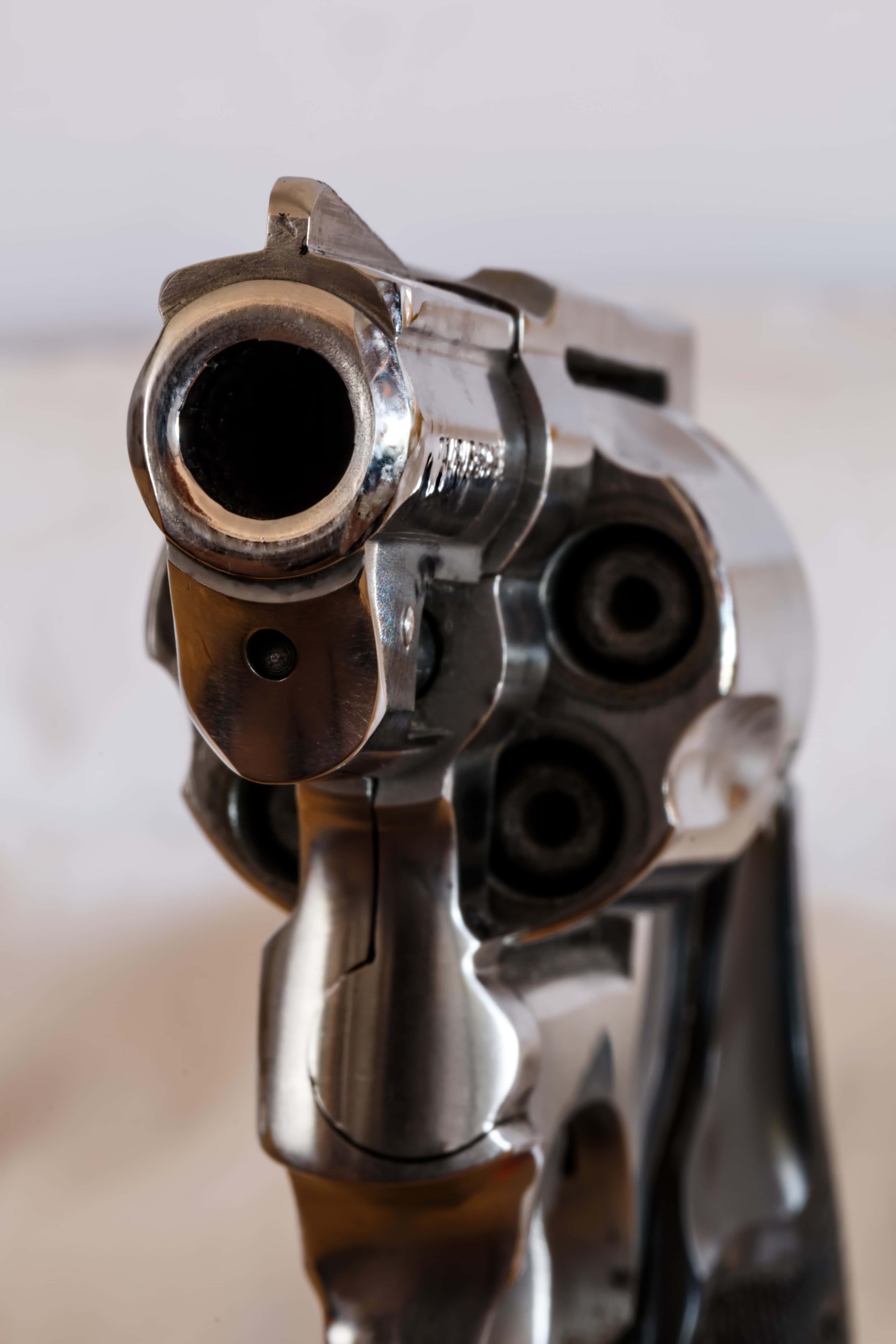 Power and Precision - An Up-Close Look at a Gun — 3648x5472 wallpaper