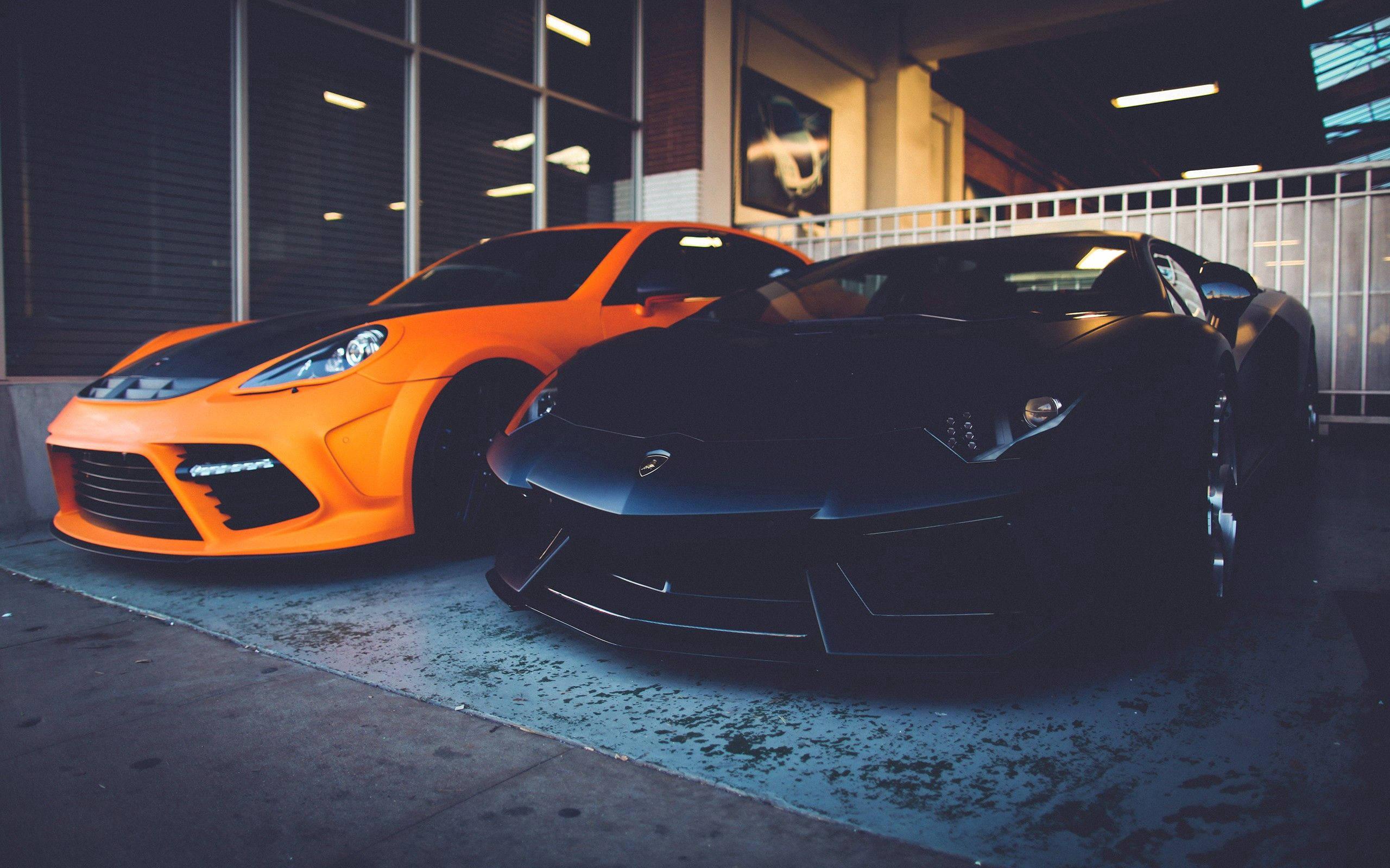 Power and Style - Two Luxury Lamborghinis — 2560x1600 wallpaper