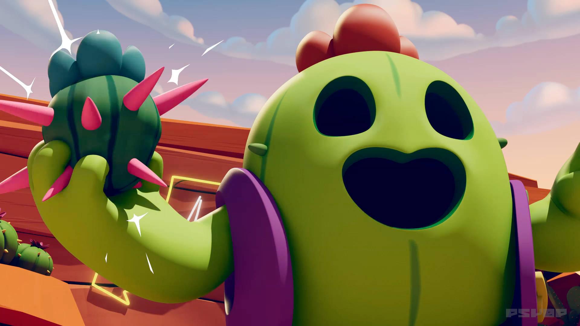 Power of Spike from Brawl Stars — 1920x1080 wallpaper