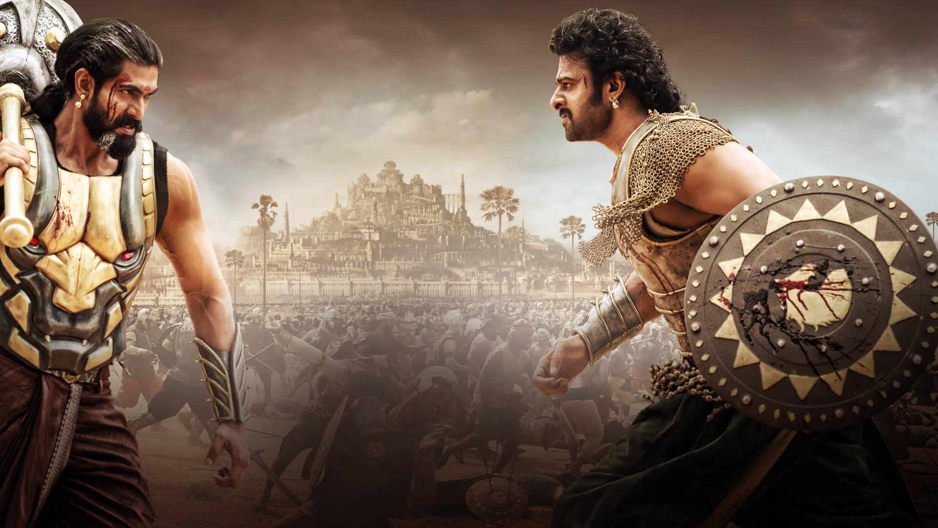 Prabhas Bahubali 2 Fight — 1920x1080 wallpaper