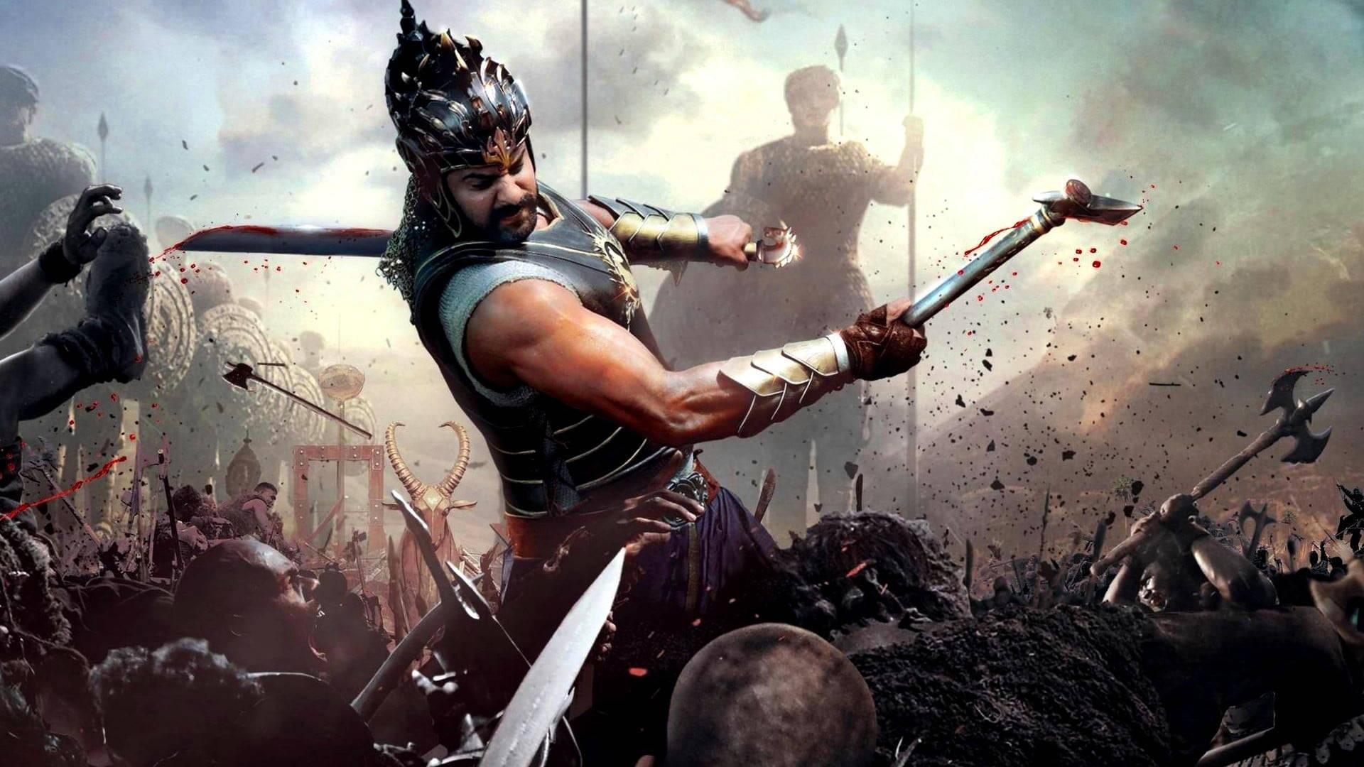 Prabhas Fighting Scene — 1920x1080 wallpaper