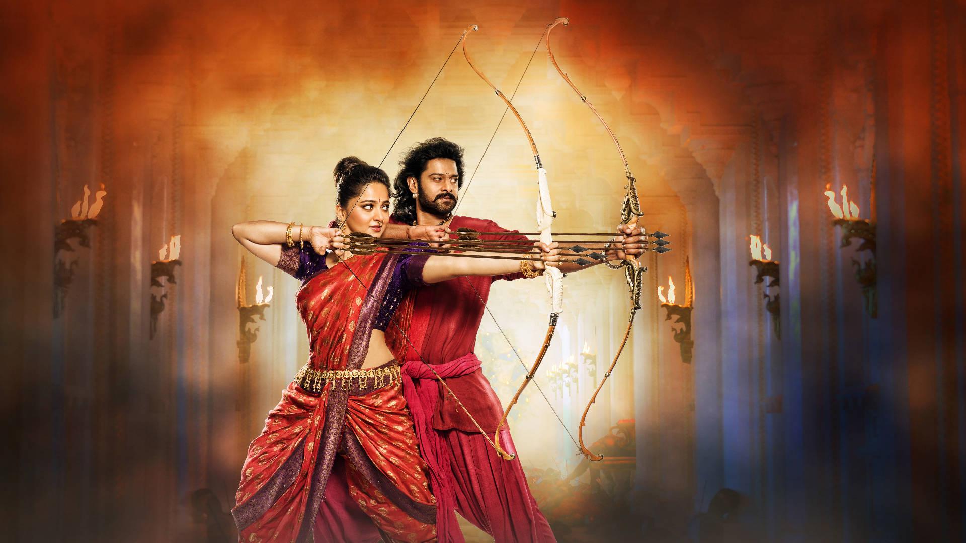 Prabhas With Anushka Shetty — 1920x1080 wallpaper