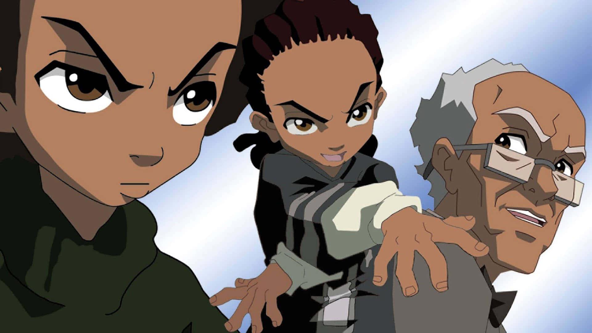 Prepare for radical adventures with the Boondocks crew — 1920x1080 wallpaper
