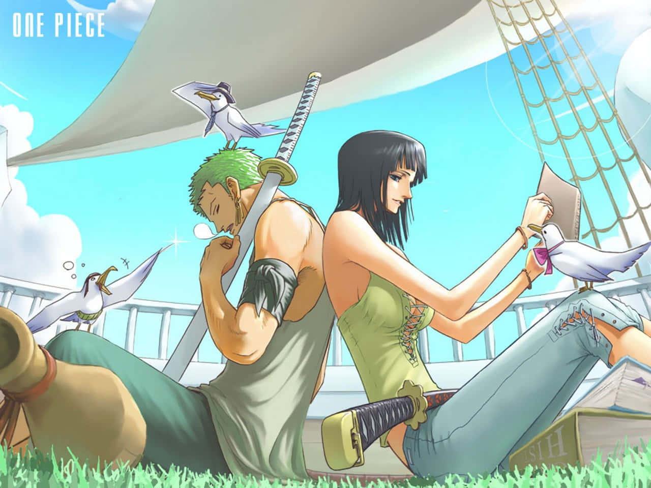 Prepare to conquer great challenges with Zoro! — 1280x960 wallpaper