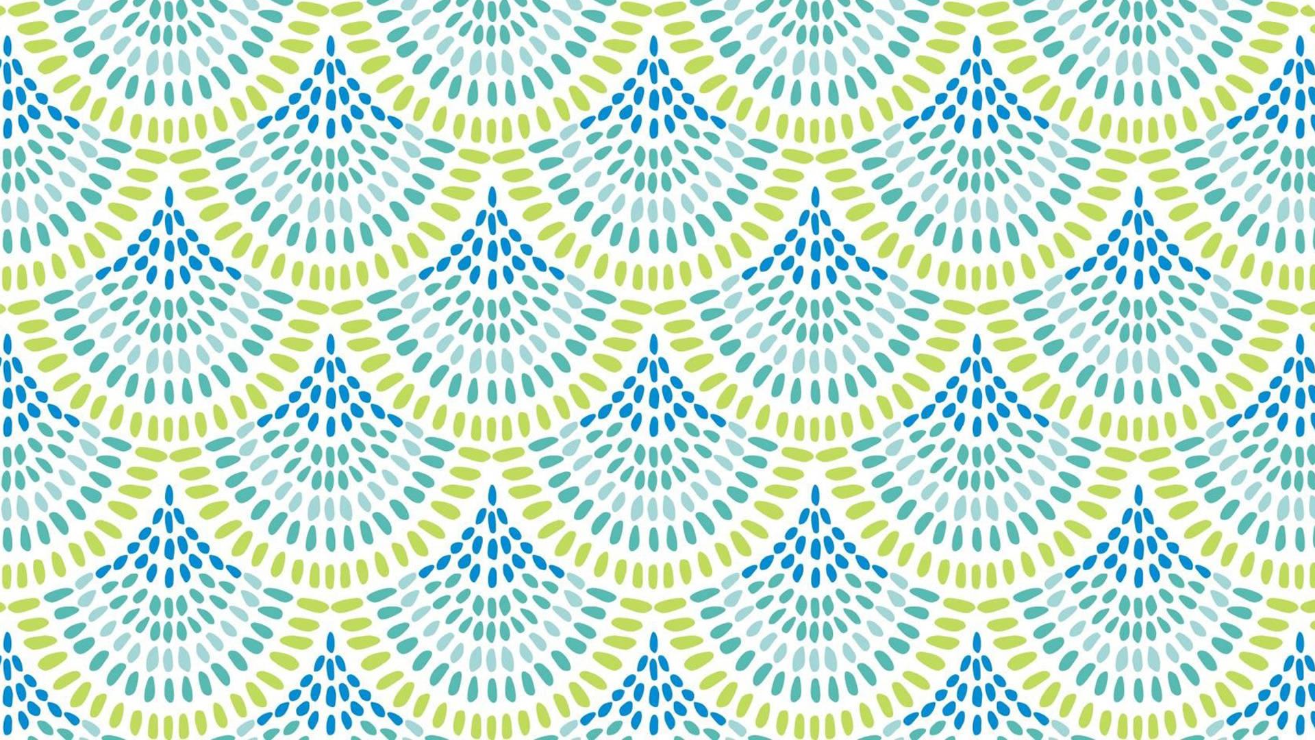 Preppy Blue Green Fans