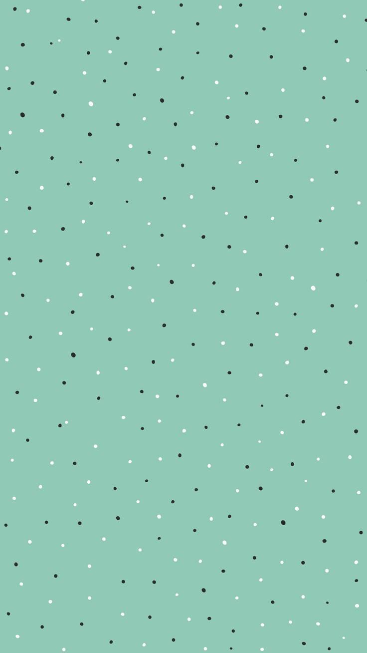 Preppy Green Dots