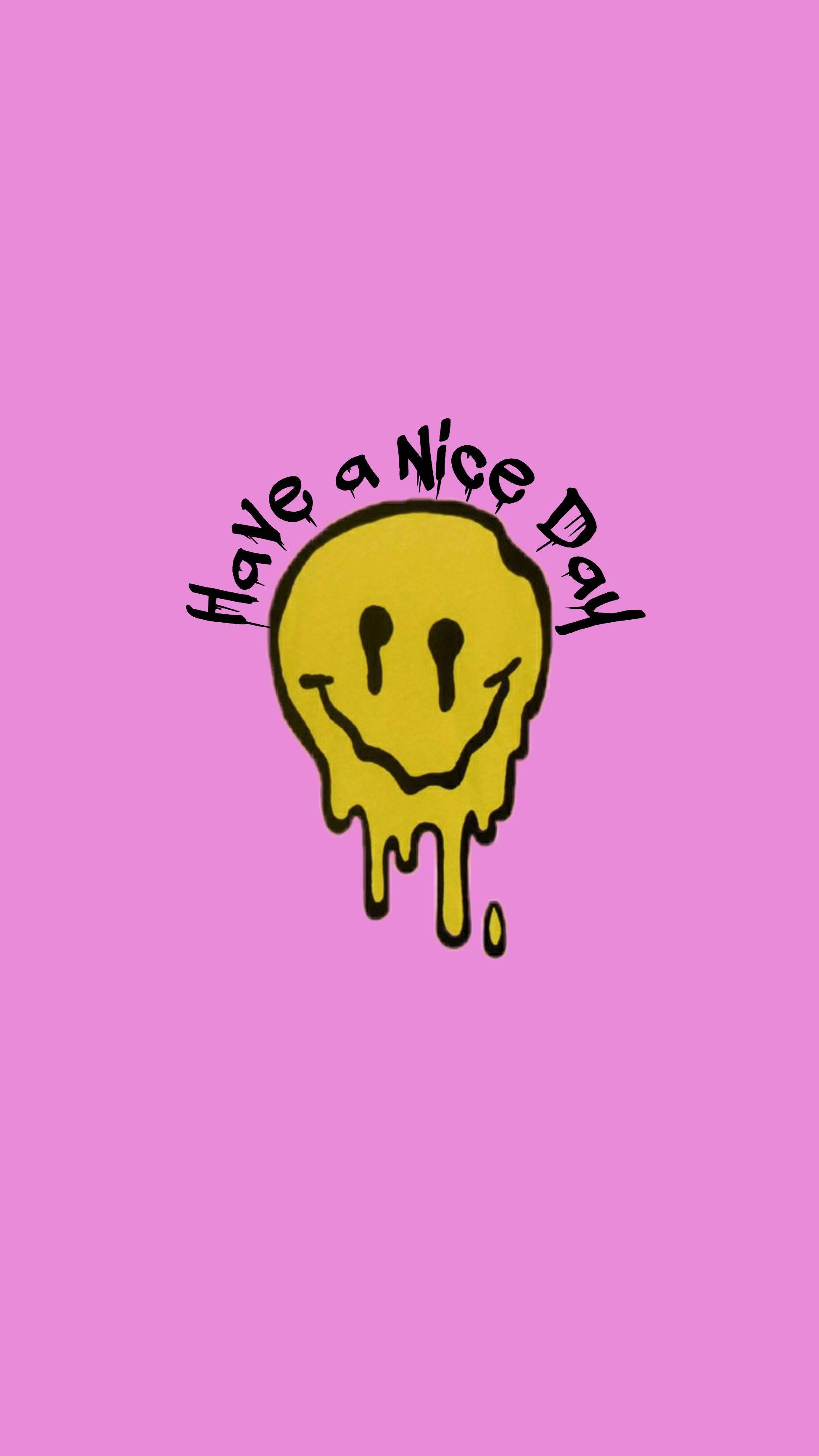 Preppy Smiley Face Nice Day — 1949x3463 wallpaper