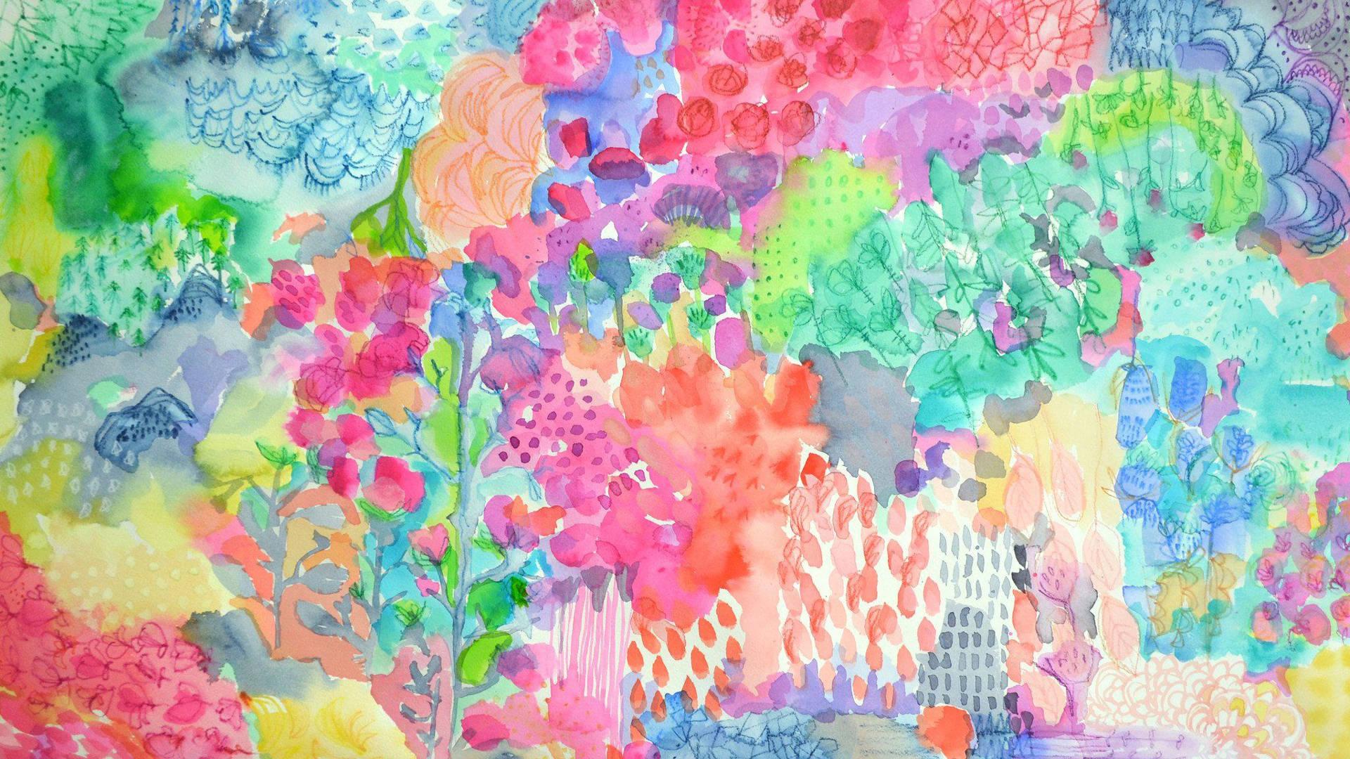 Preppy Watercolor Art
