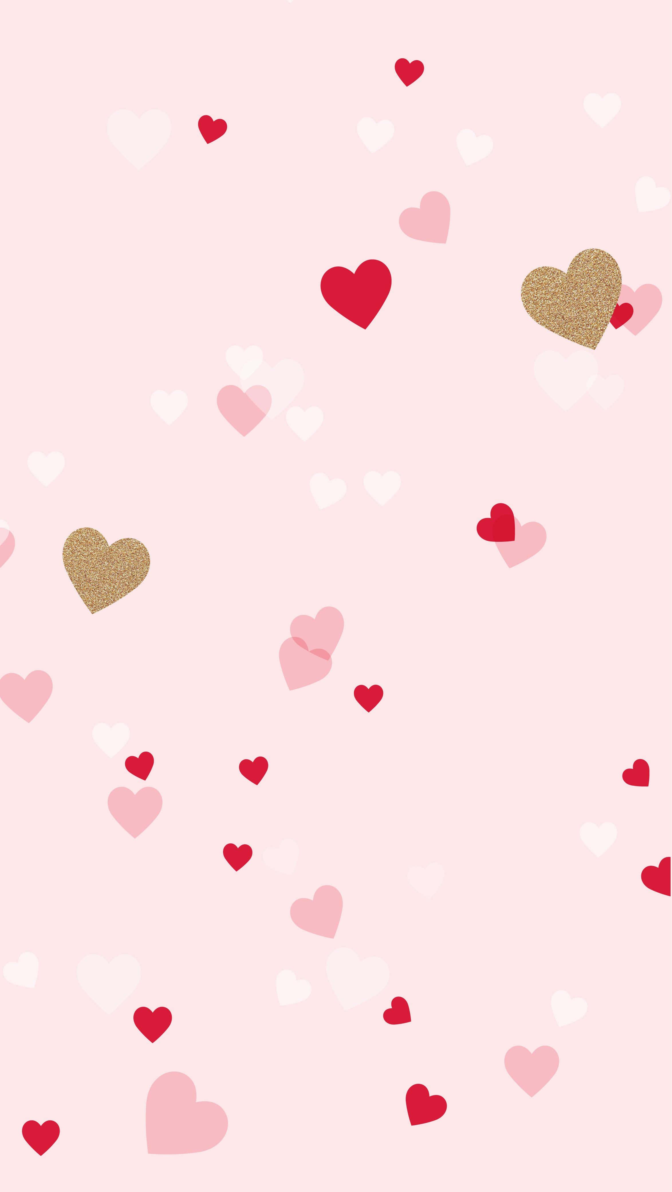 Pretty Cute Phone Mini Hearts — 2347x4165 wallpaper
