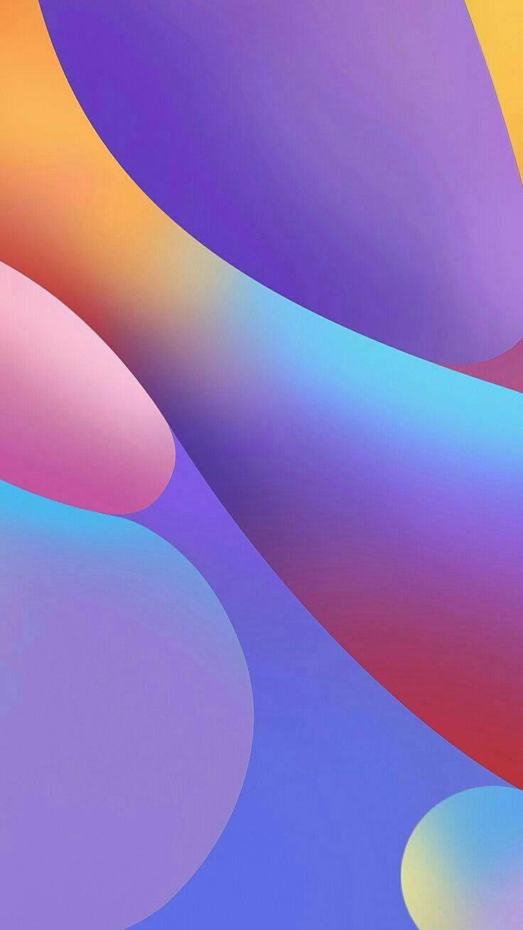 Pretty Phone Purple Abstract Colours — 736x1308 wallpaper