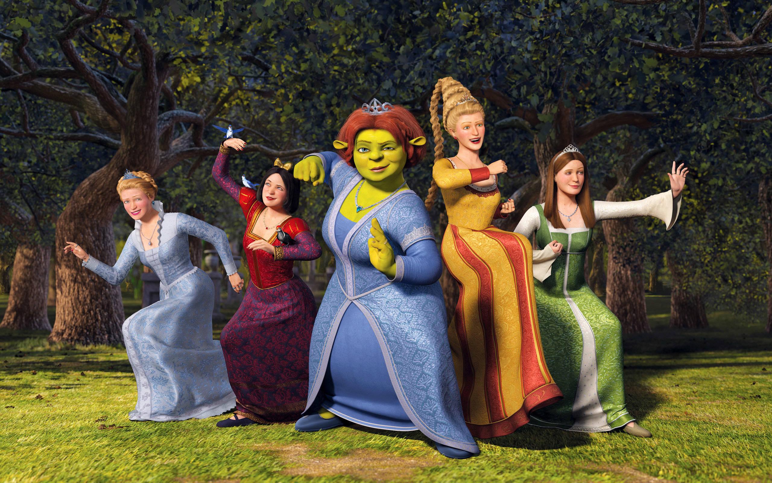 Princesses From Shrek — 2560x1600 wallpaper