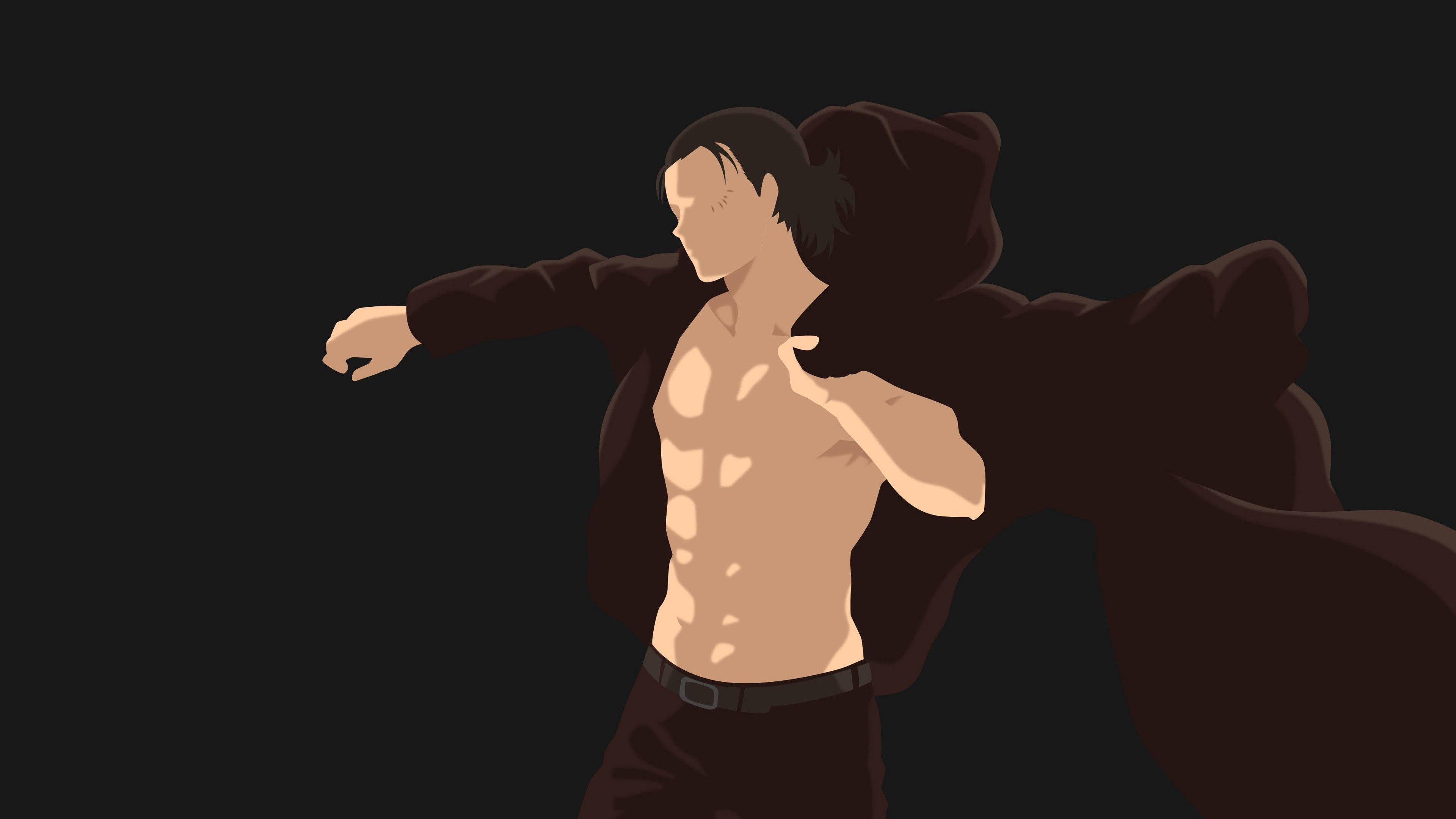 Protagonist Eren Yeager — 3840x2160 wallpaper