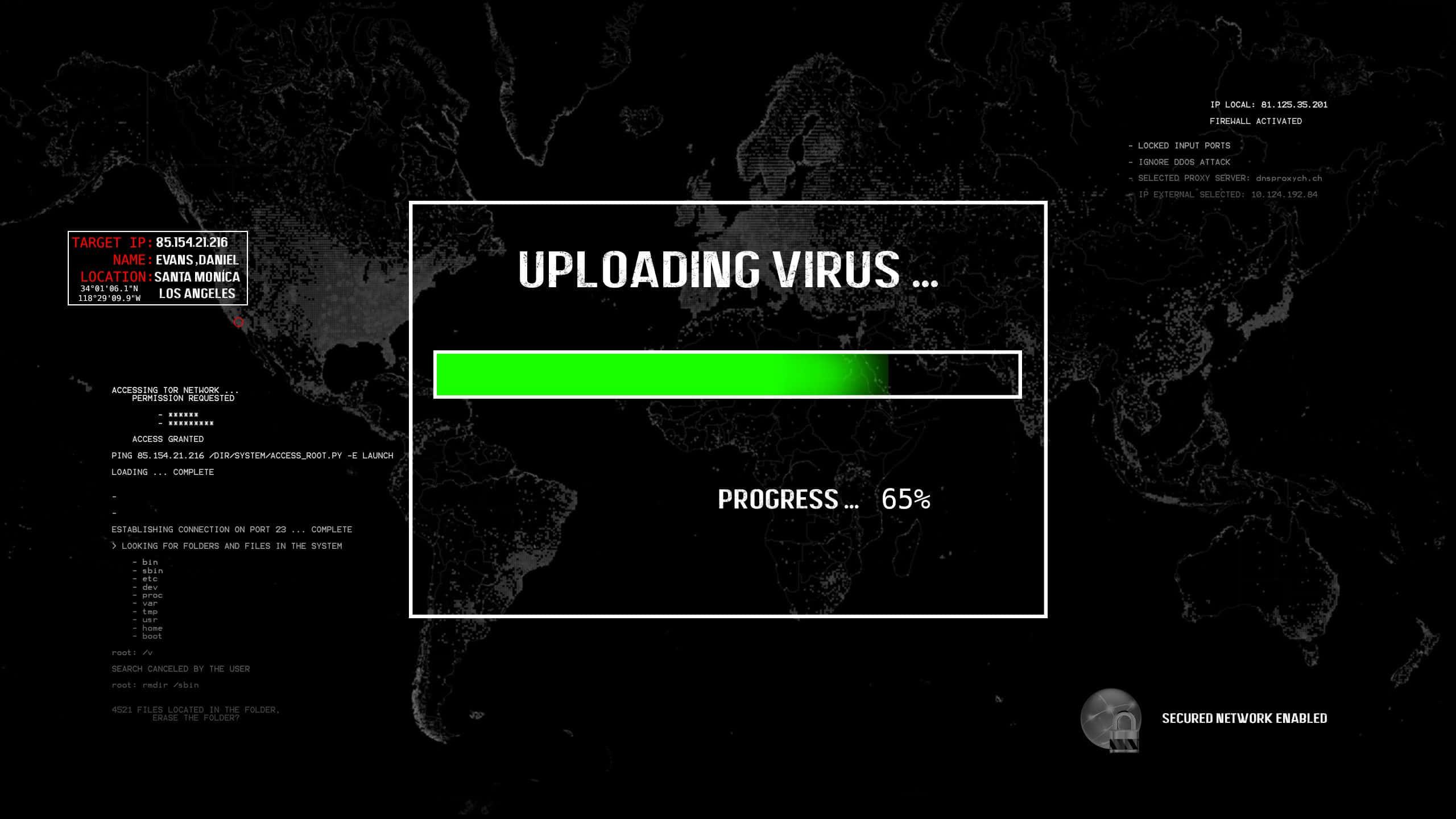 Protect Yourself from Cyber Attacks — 2560x1440 wallpaper