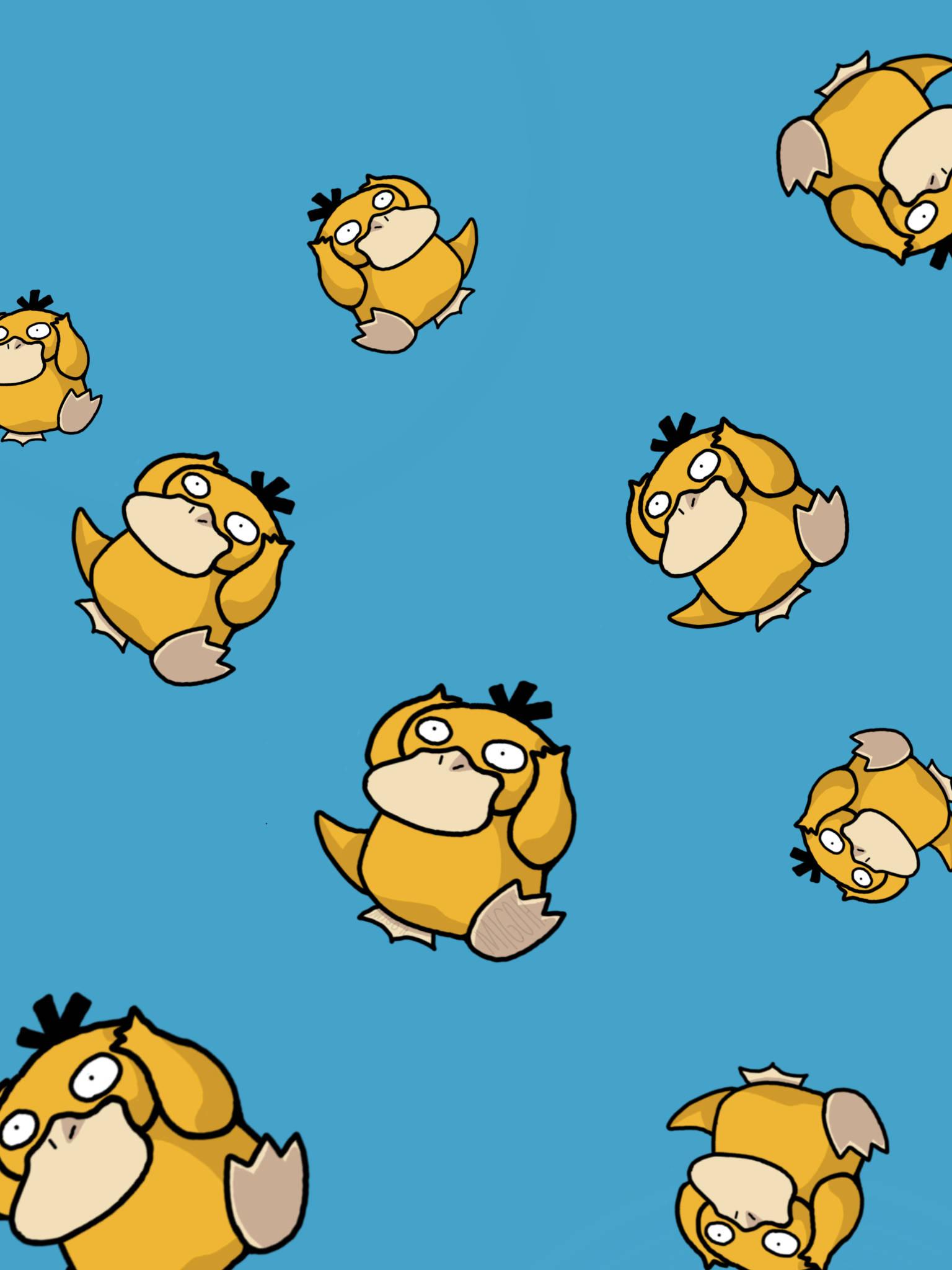 Psyduck Cute And Cool Pokemon — 1536x2048 wallpaper