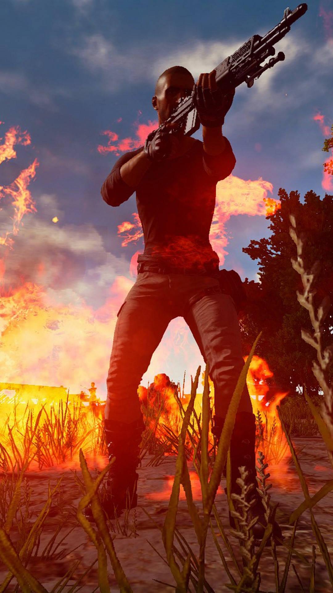 PUBG Black Character 4k — 1080x1920 wallpaper