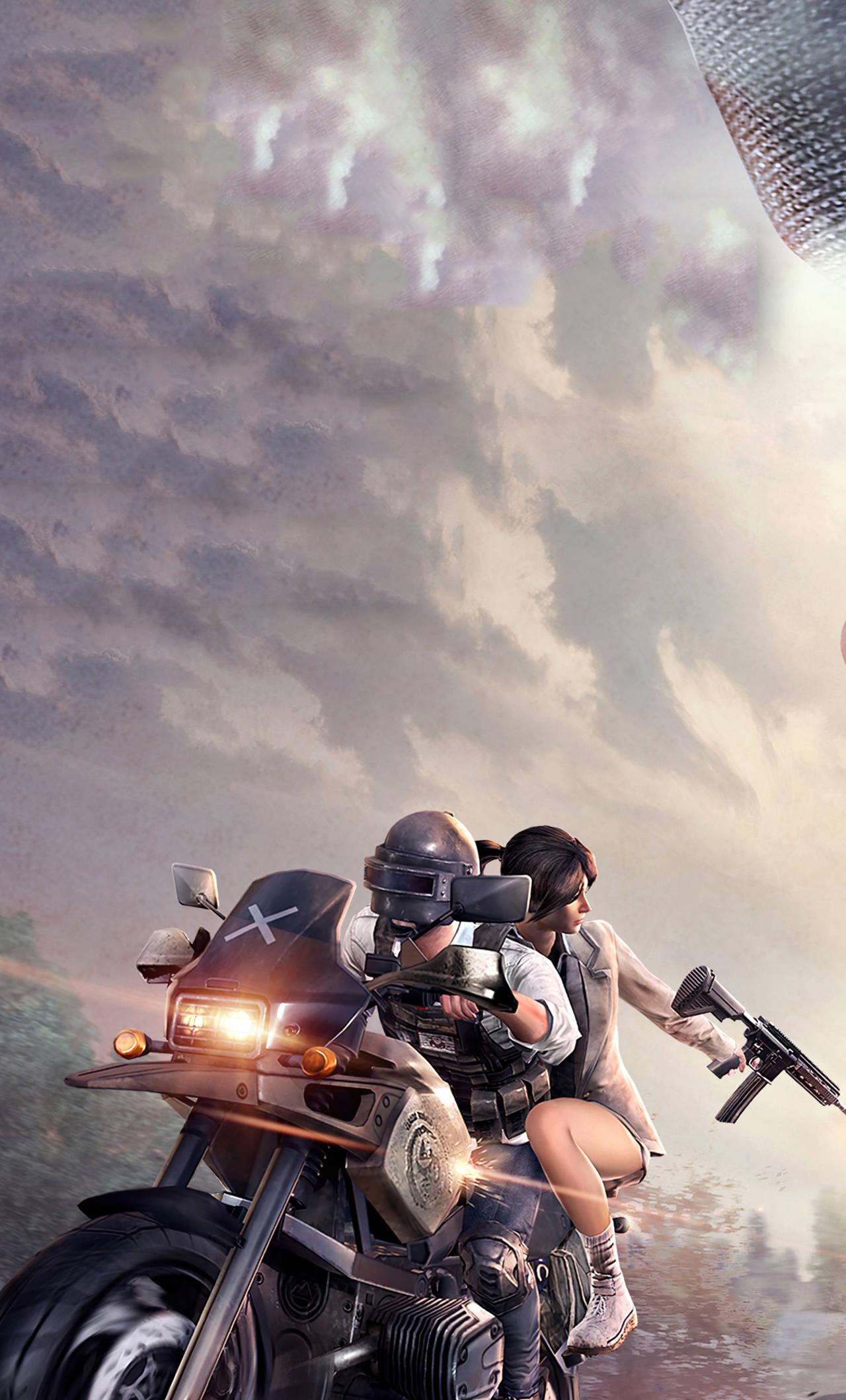 PUBG Man And Woman 4k — 1280x2120 wallpaper