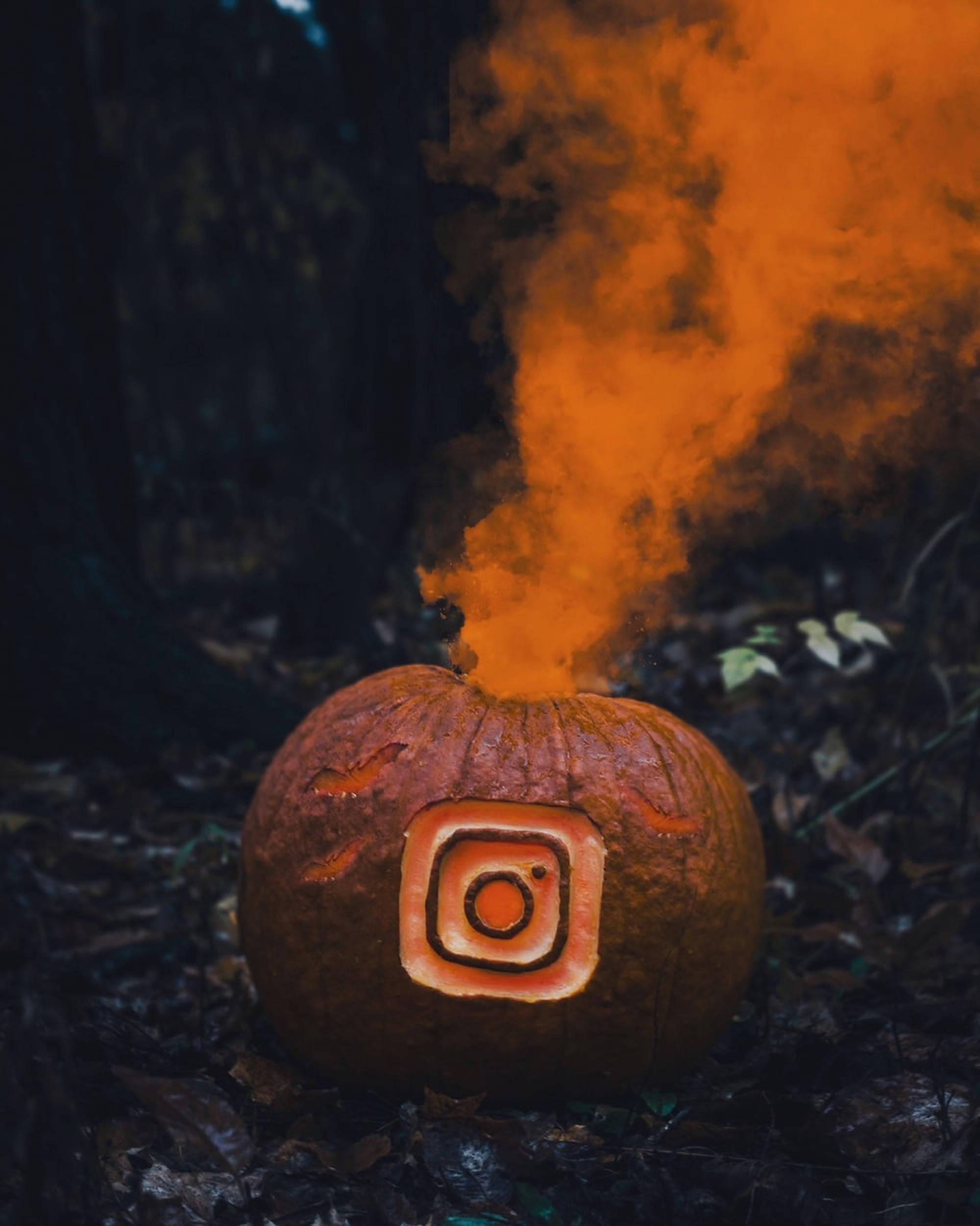 Pumpkin Instagram Logo Engraving — 2000x2500 wallpaper