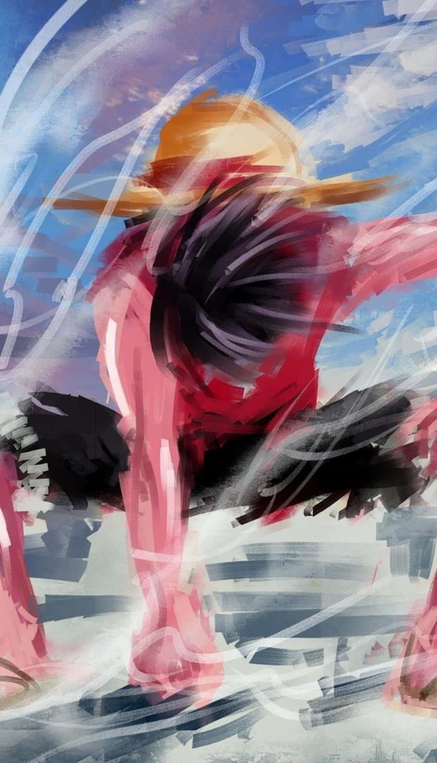 Punch Of One Piece Luffy Phone — 900x1569 wallpaper