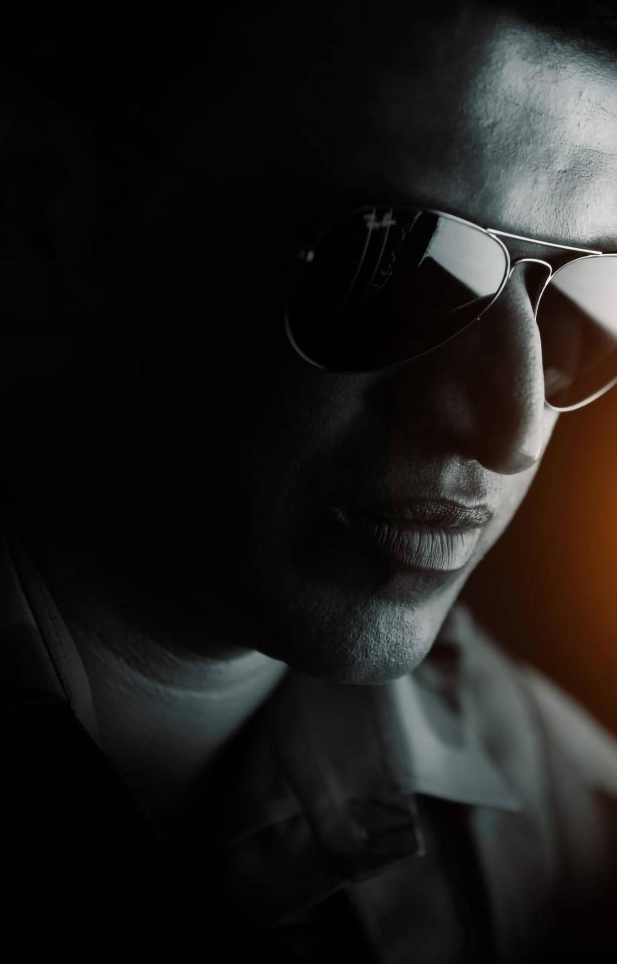 Puneeth Rajkumar Black And White Close-Up — 1230x1920 wallpaper