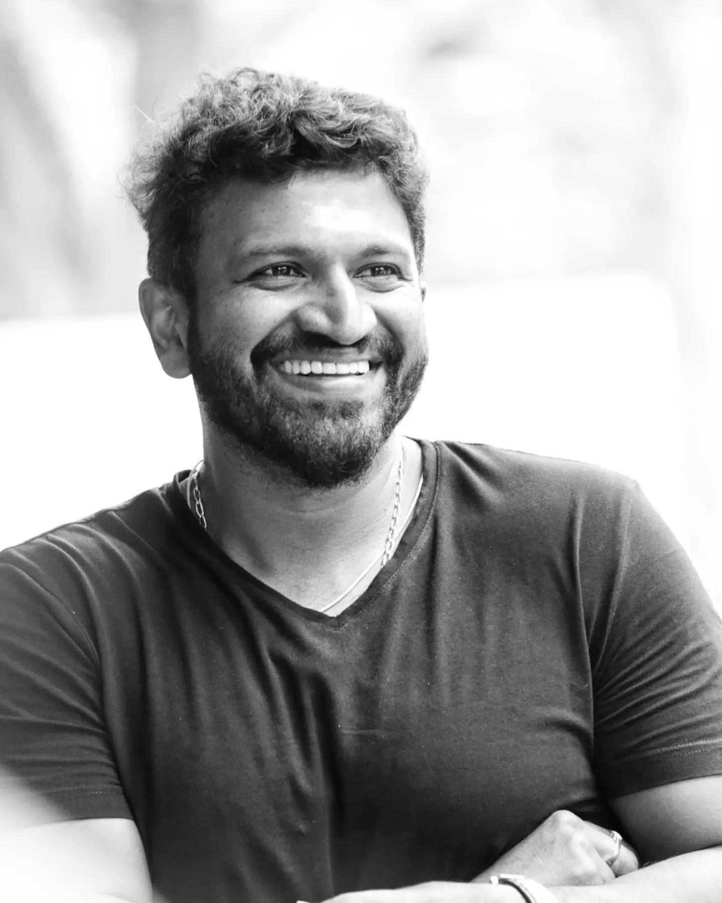 Puneeth Rajkumar Black And White Portrait — 1440x1800 wallpaper