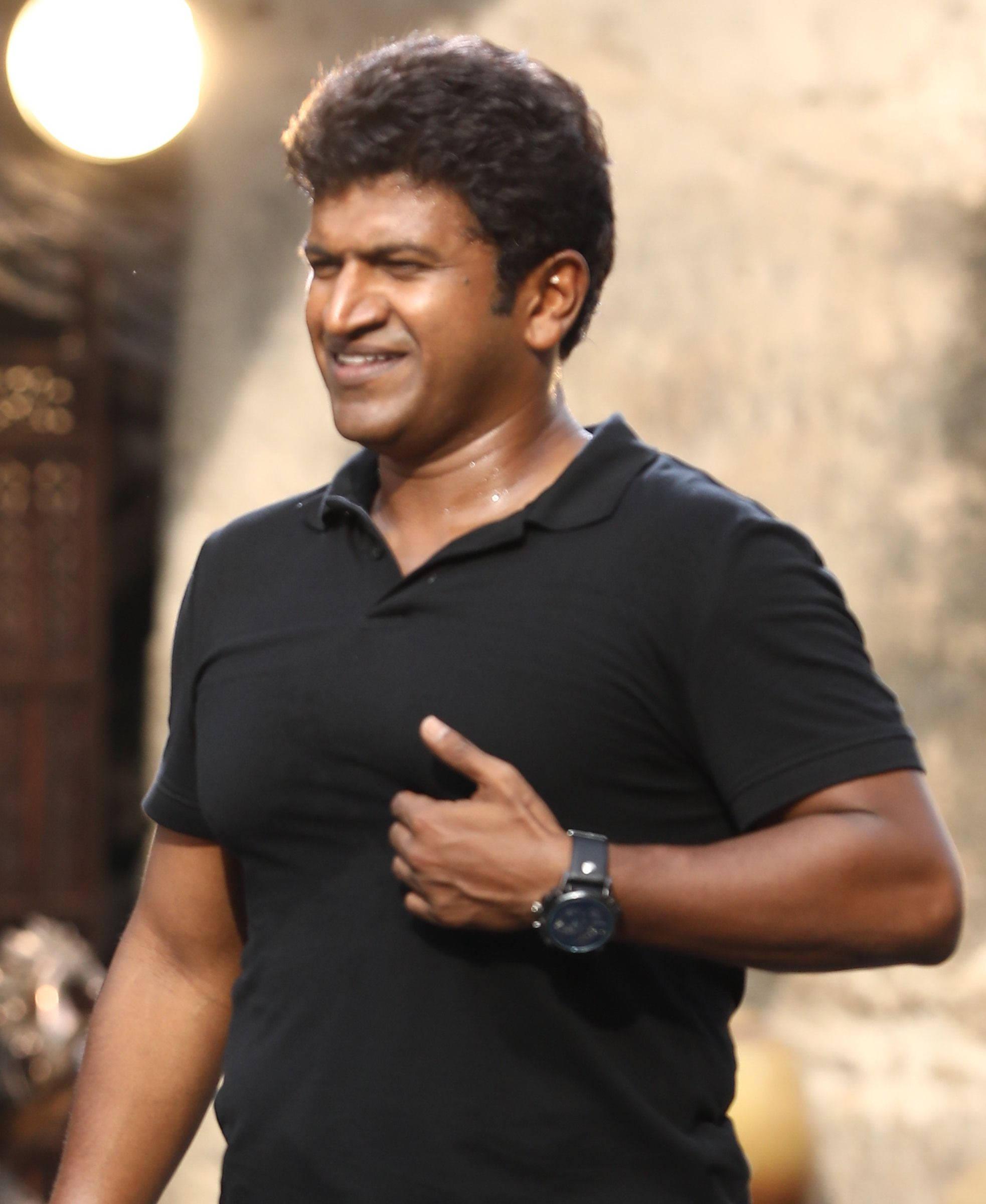 Puneeth Rajkumar Black Polo Shirt — 1966x2400 wallpaper