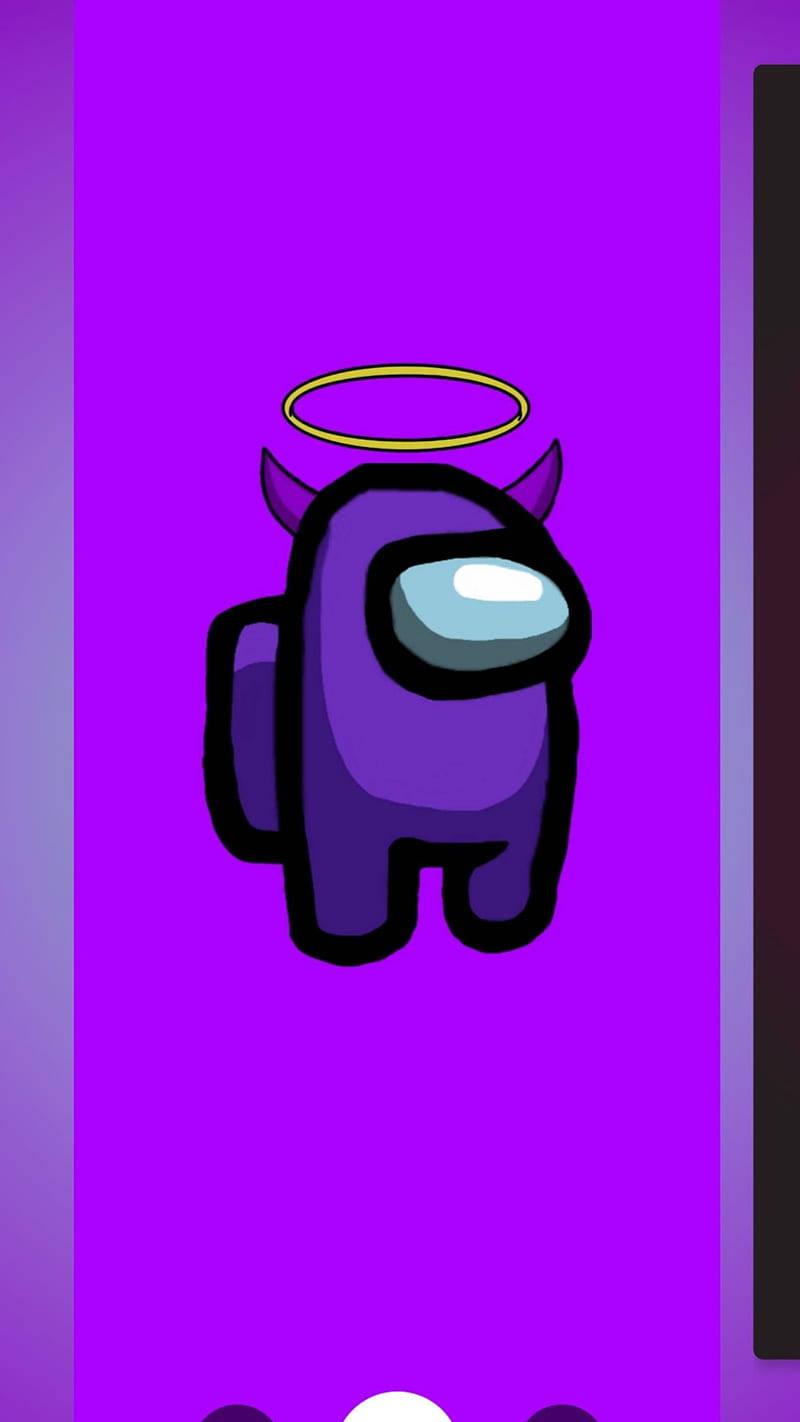 Purple Among Us Crewmate Good PFP — 800x1422 wallpaper