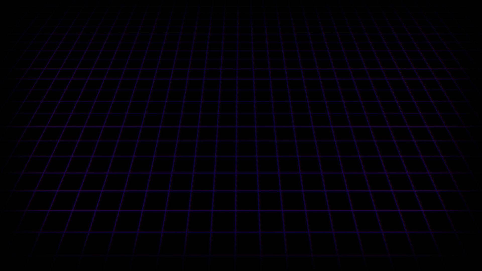 Purple Grid Dark Aesthetic — 1920x1080 wallpaper
