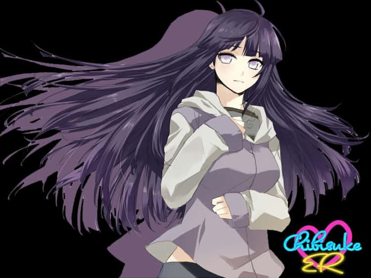 Purple Haired Anime Character — 750x562 wallpaper