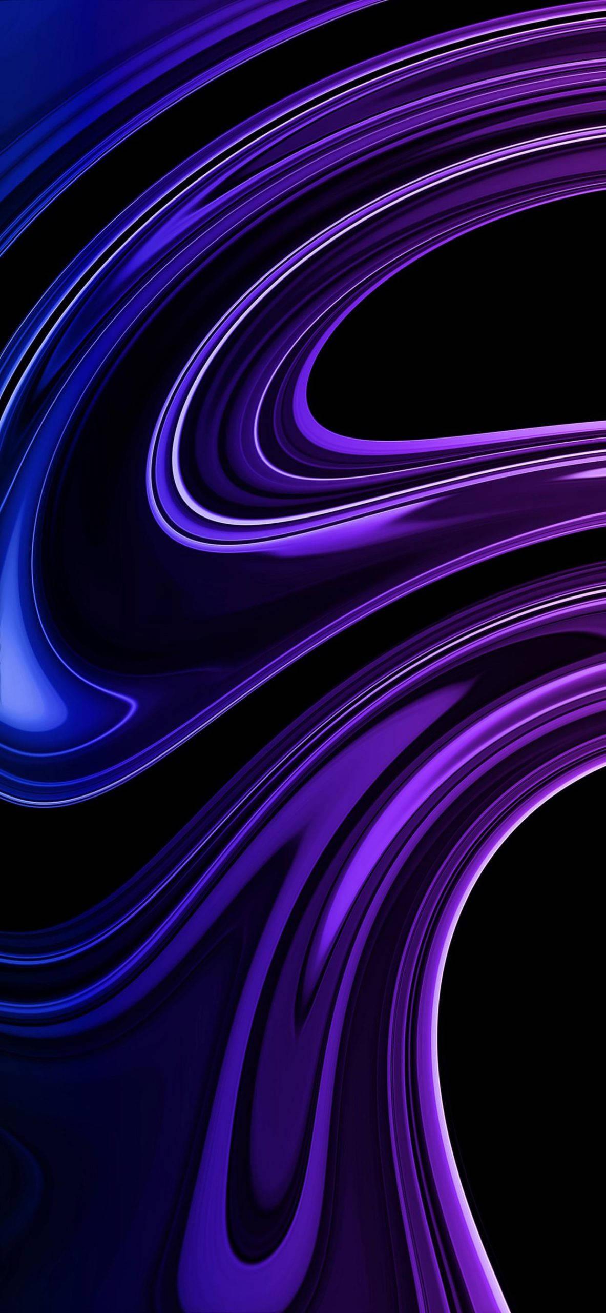 Purple Liquid iPhone 12 — 1183x2560 wallpaper
