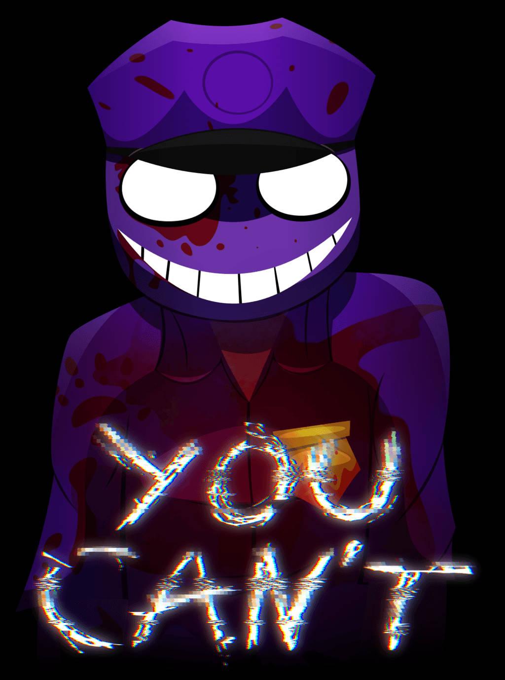 Purple Man As Night Guard FNAF — 1024x1378 wallpaper