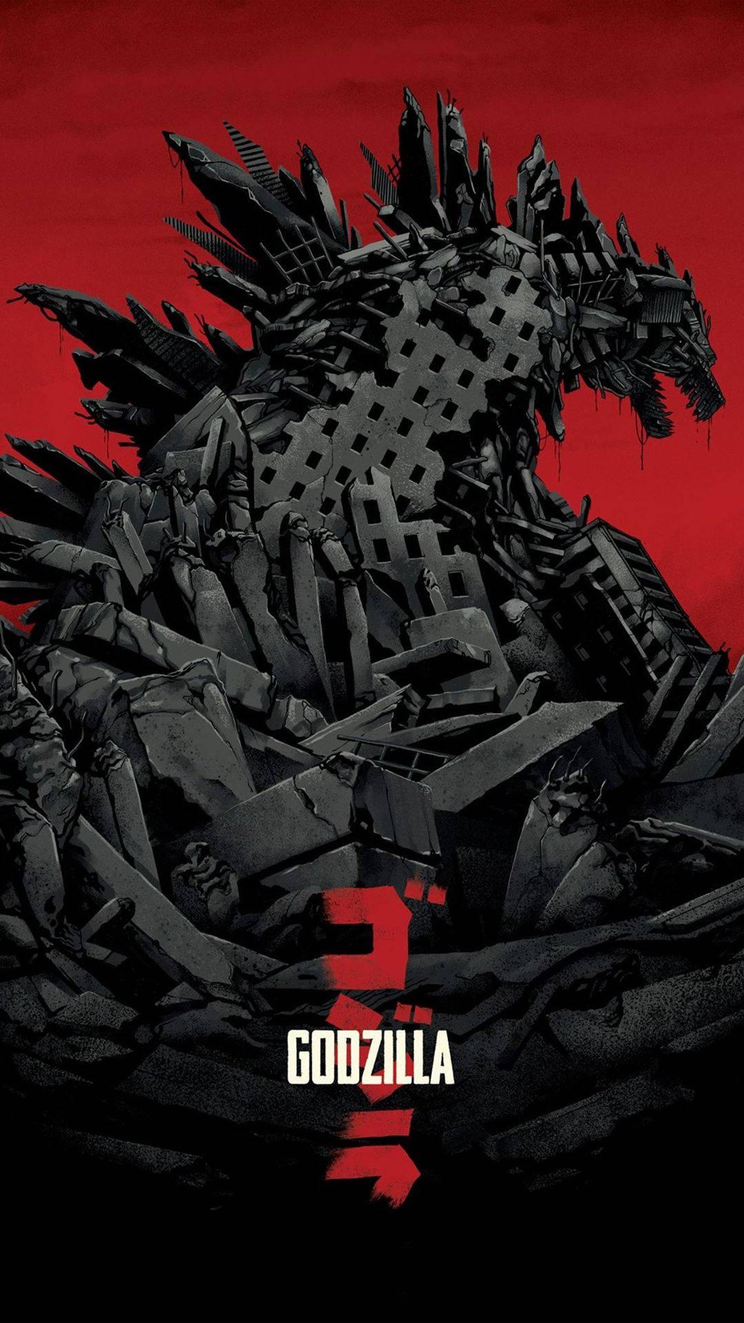Puzzle Pieces To Create Godzilla — 1080x1920 wallpaper