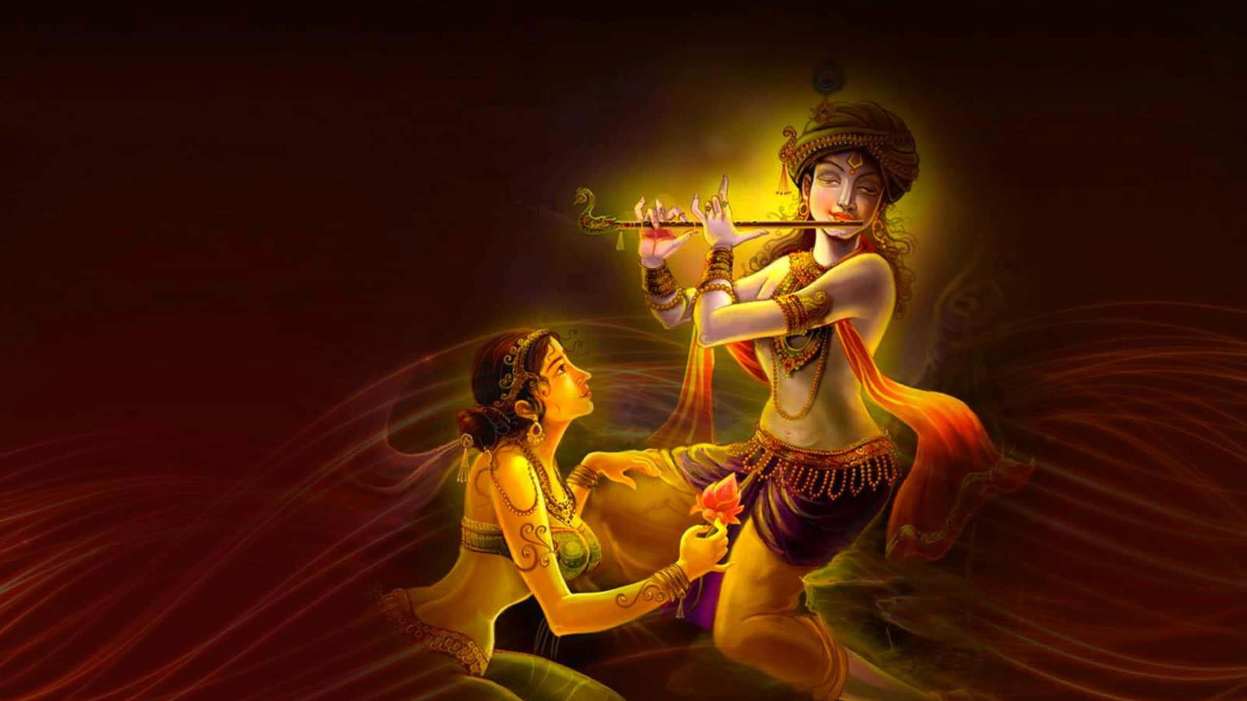 Radhas und Krishnas ewige Liebe