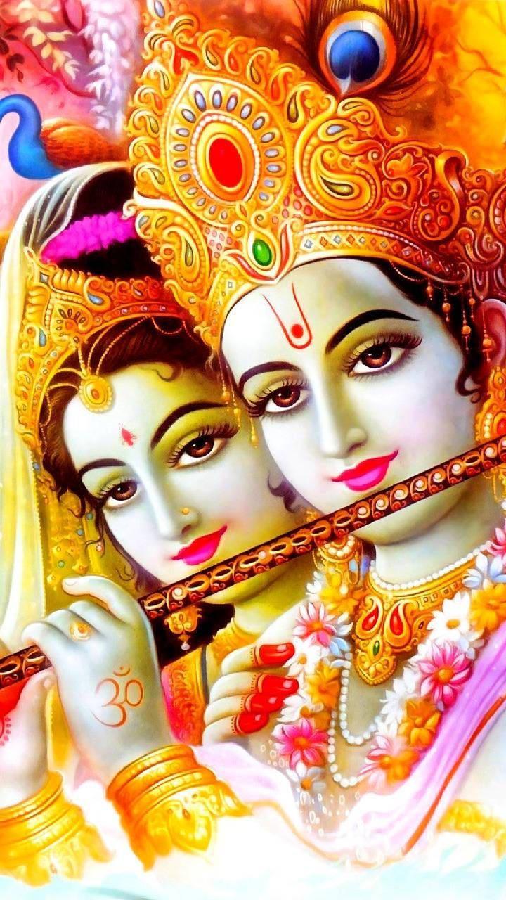 Radha Krishna Closed-up