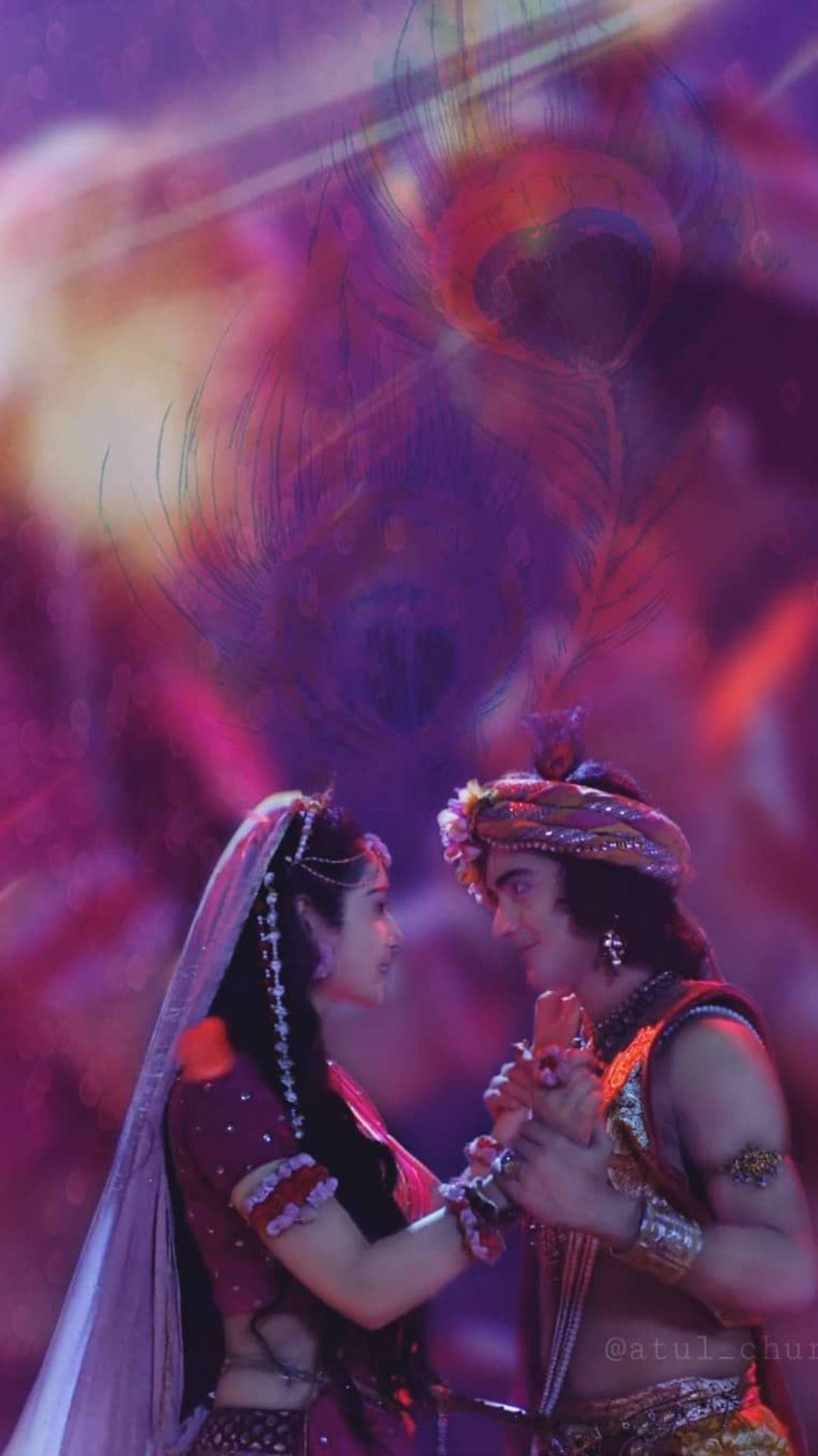 Radha Krishna Serial Lovingly — 1080x1920 wallpaper