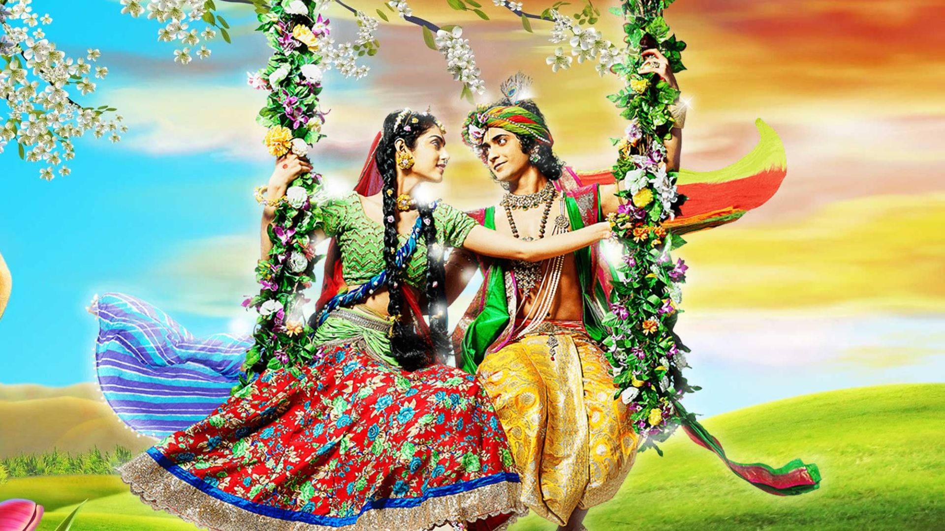 Radha Krishna Serial Swing — 1920x1080 wallpaper