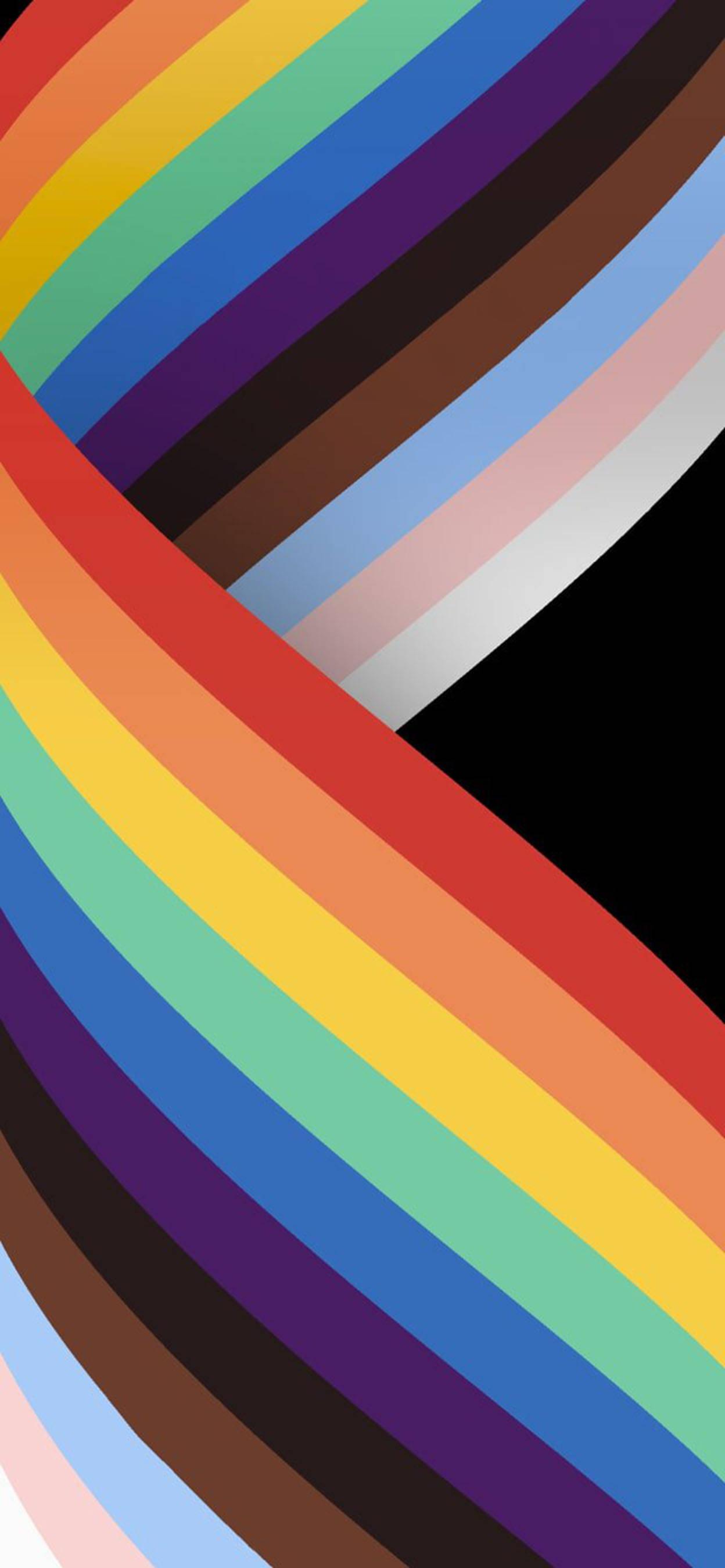 Rainbow Art Ios 16 — 1248x2699 wallpaper