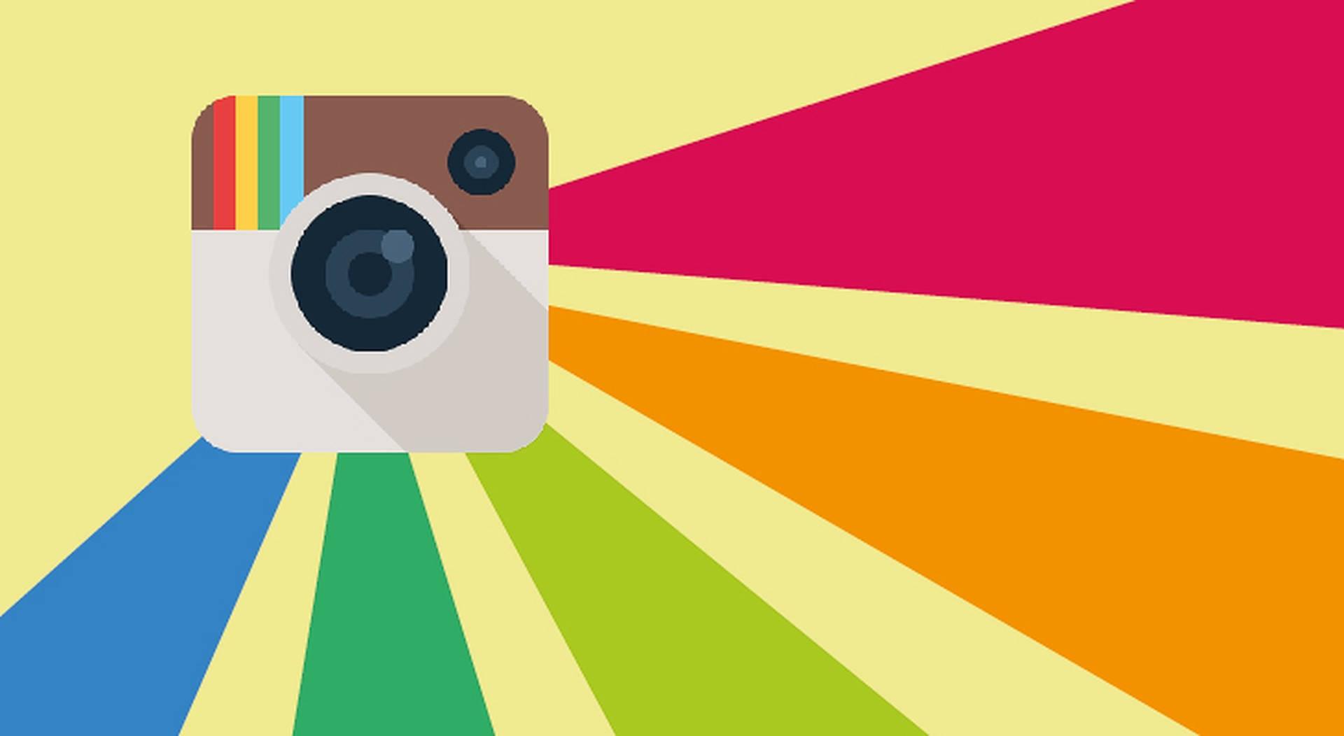 Rainbow Instagram Icon — 1920x1052 wallpaper