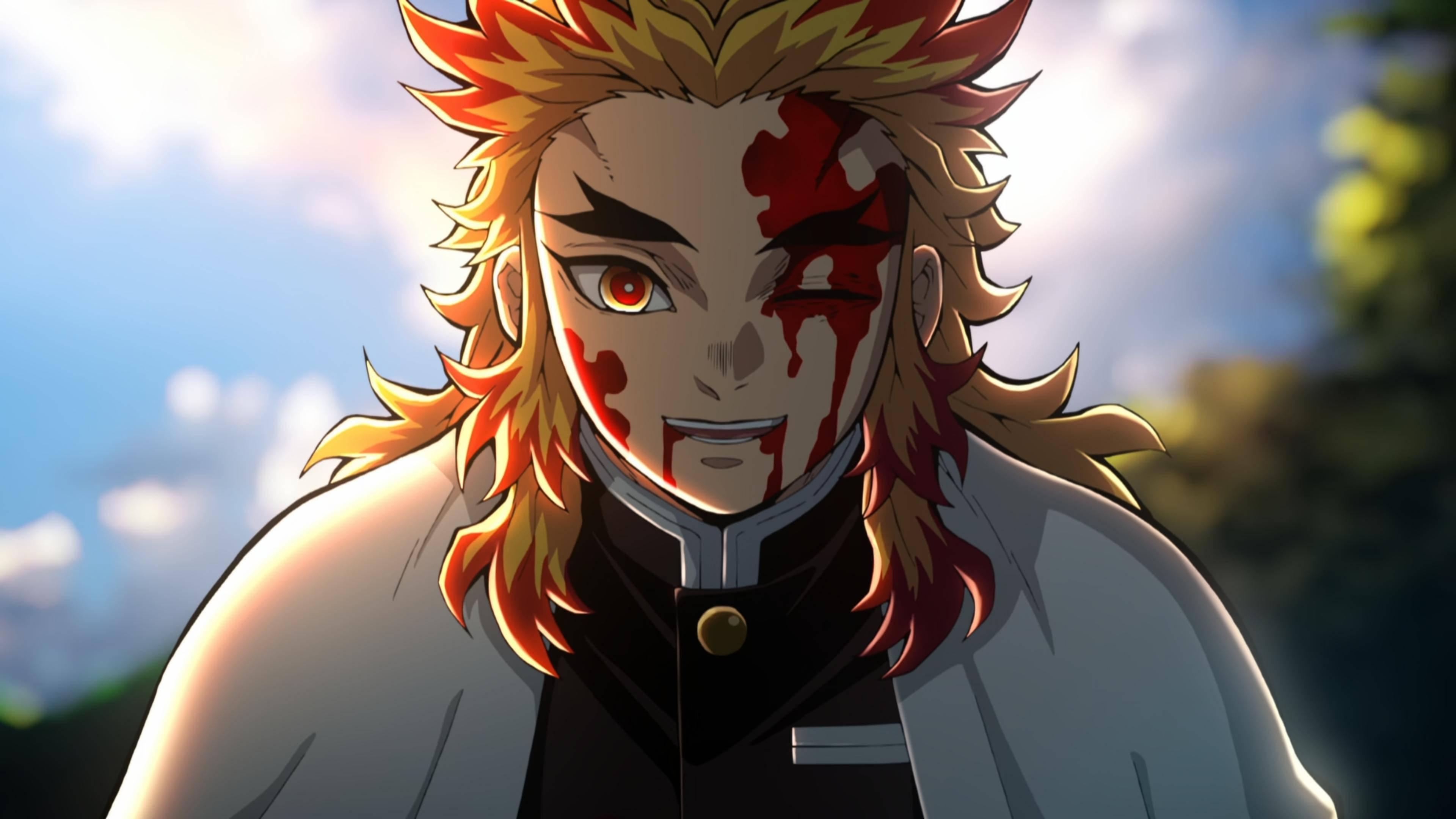 Rangoku Bloody Demon Slayer PFP — 3840x2160 wallpaper