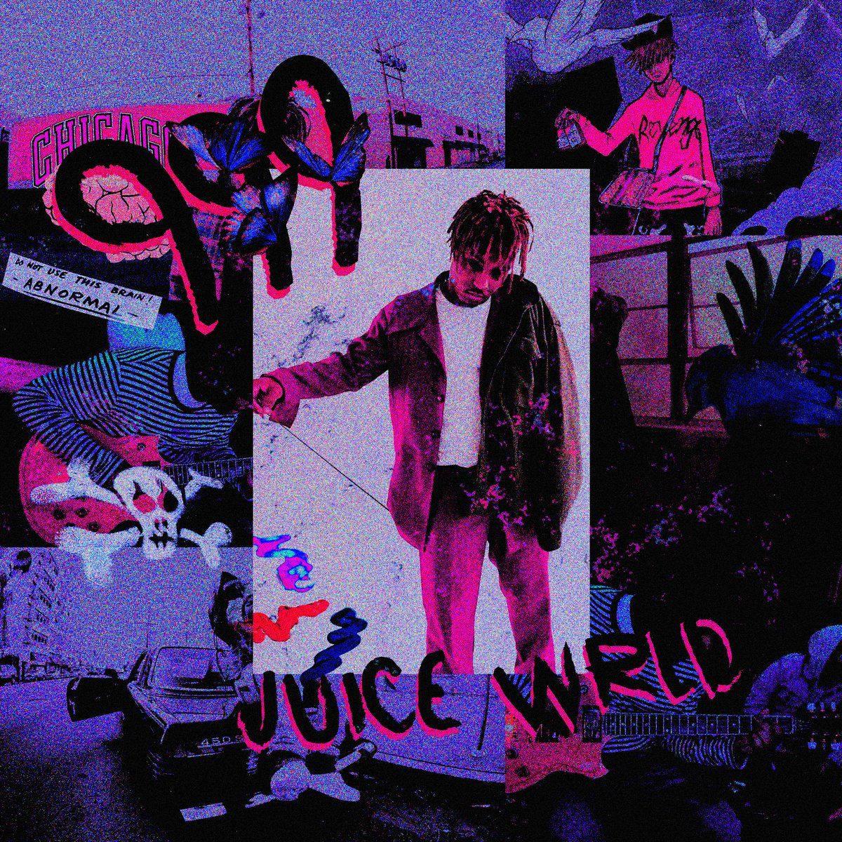 Rapper Juice Wrld radiates positivity in stylish pose — 1200x1200 wallpaper