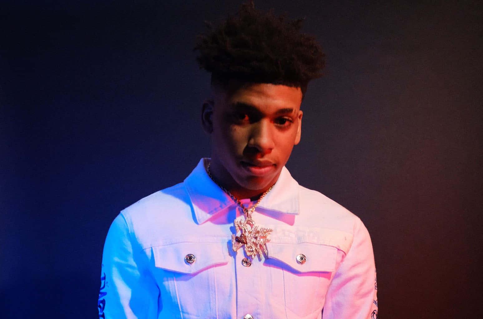 Rapper Nle Choppa rocking his signature style — 1548x1024 wallpaper