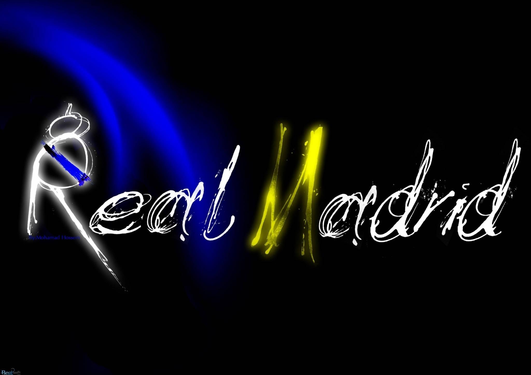 Real Madrid Calligraphy — 2048x1448 wallpaper