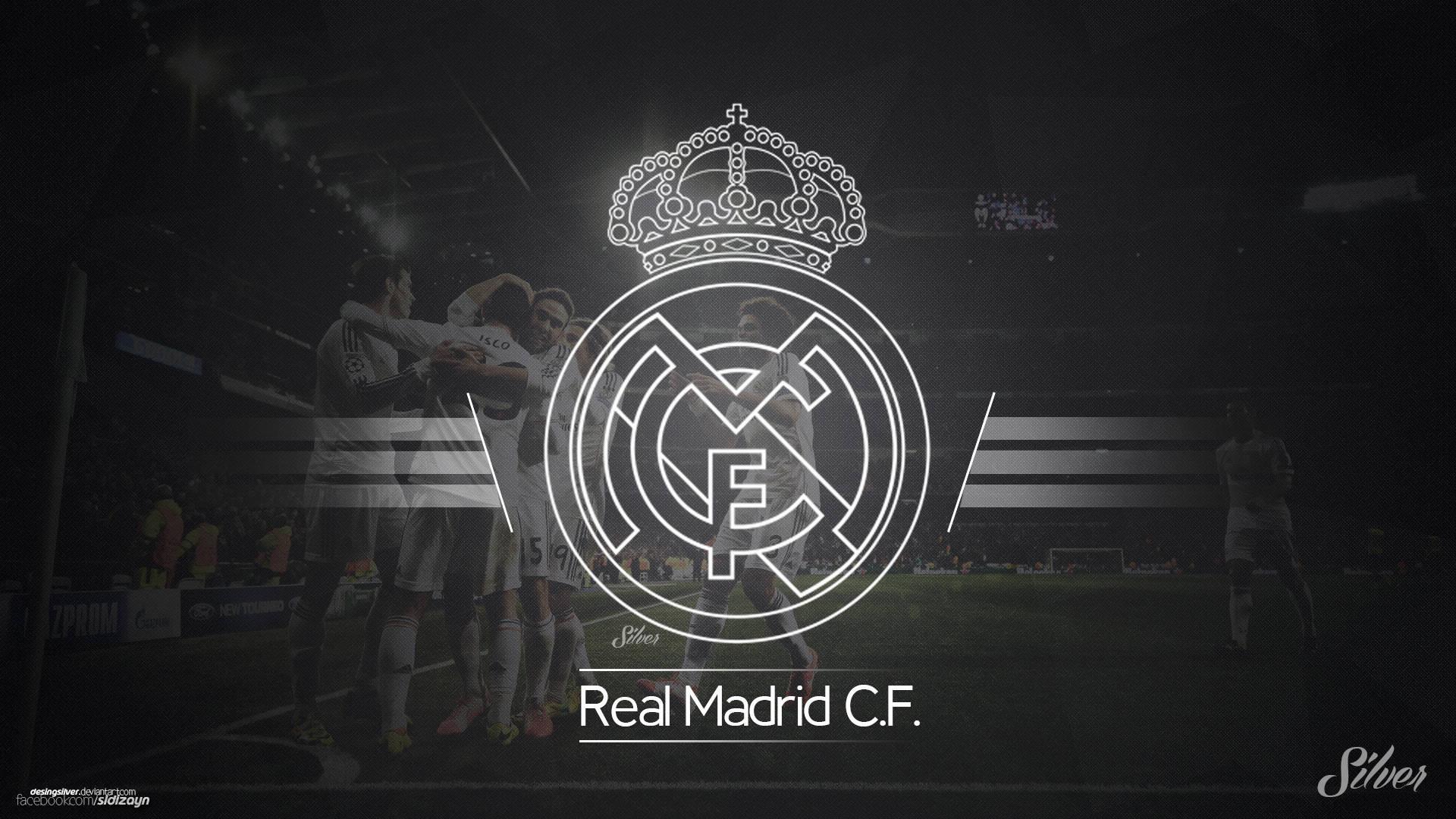 Real Madrid CF Text Design — 1920x1080 wallpaper
