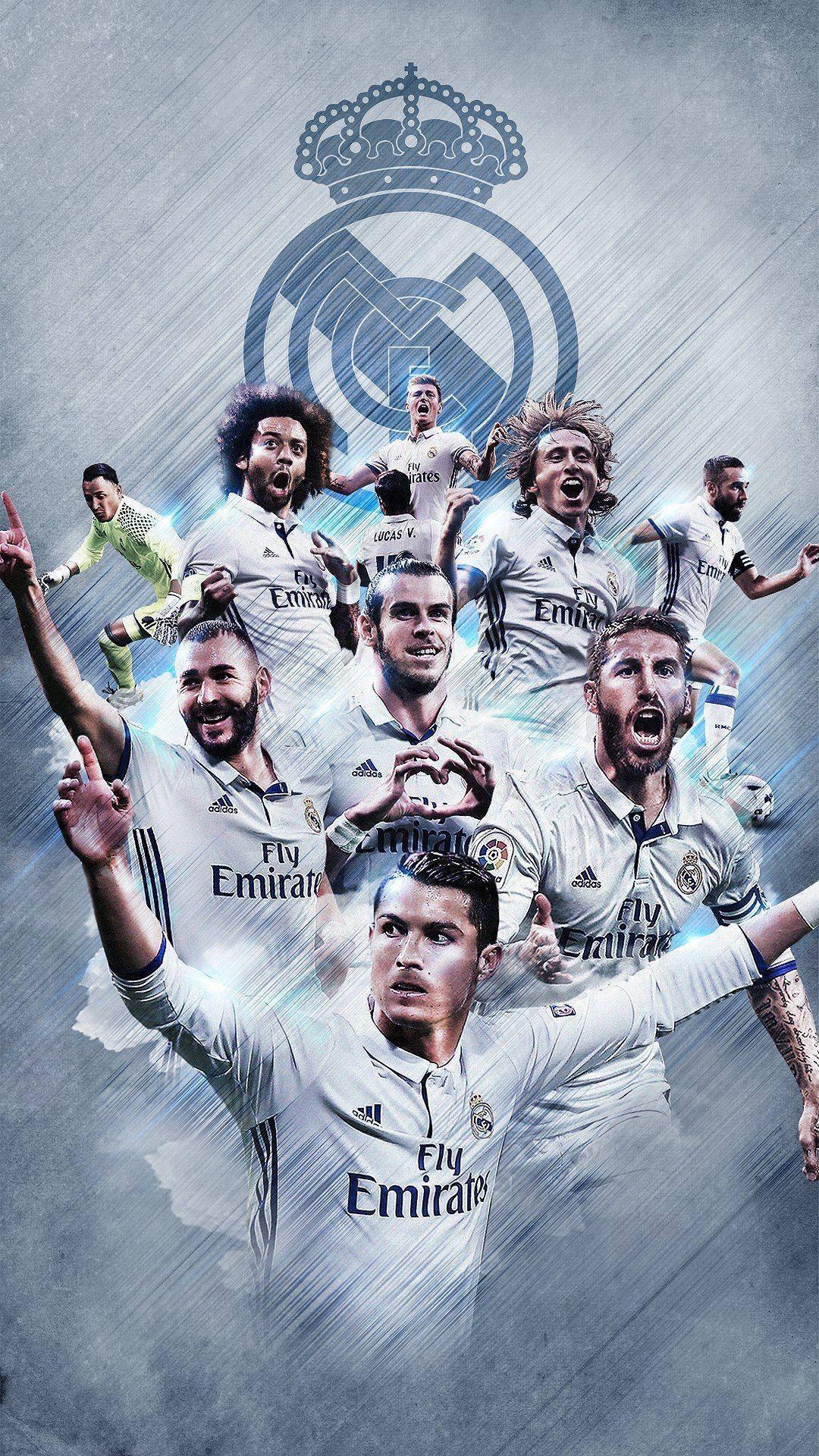 Real Madrid FC White — 1080x1920 wallpaper