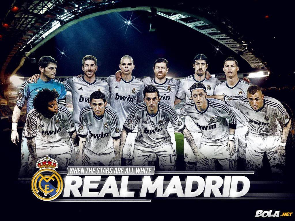 Real Madrid Football Players — 1024x768 wallpaper